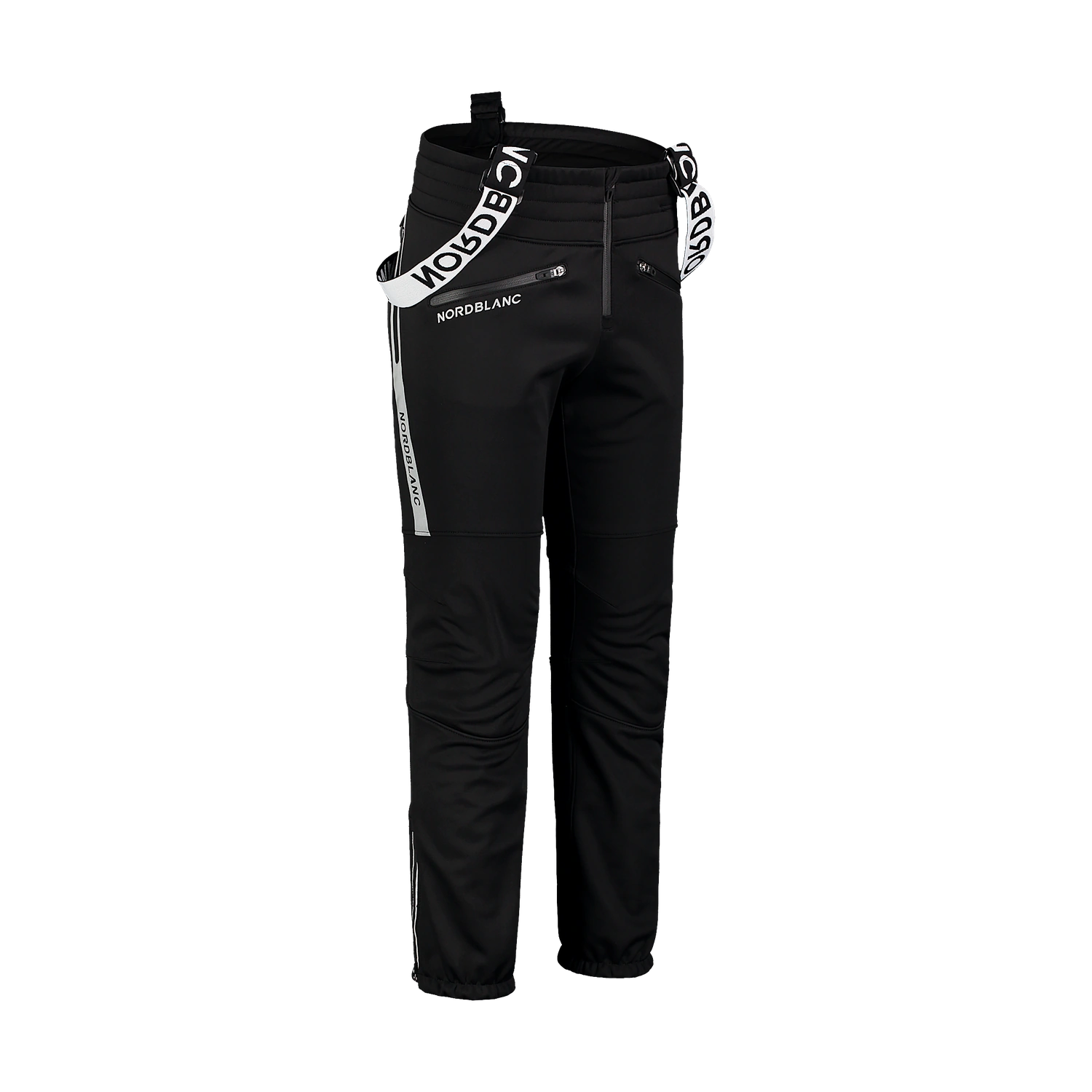 Fleece Gefüttert wasserdichte Softshellhose Herren - NORDIC schwarz-4