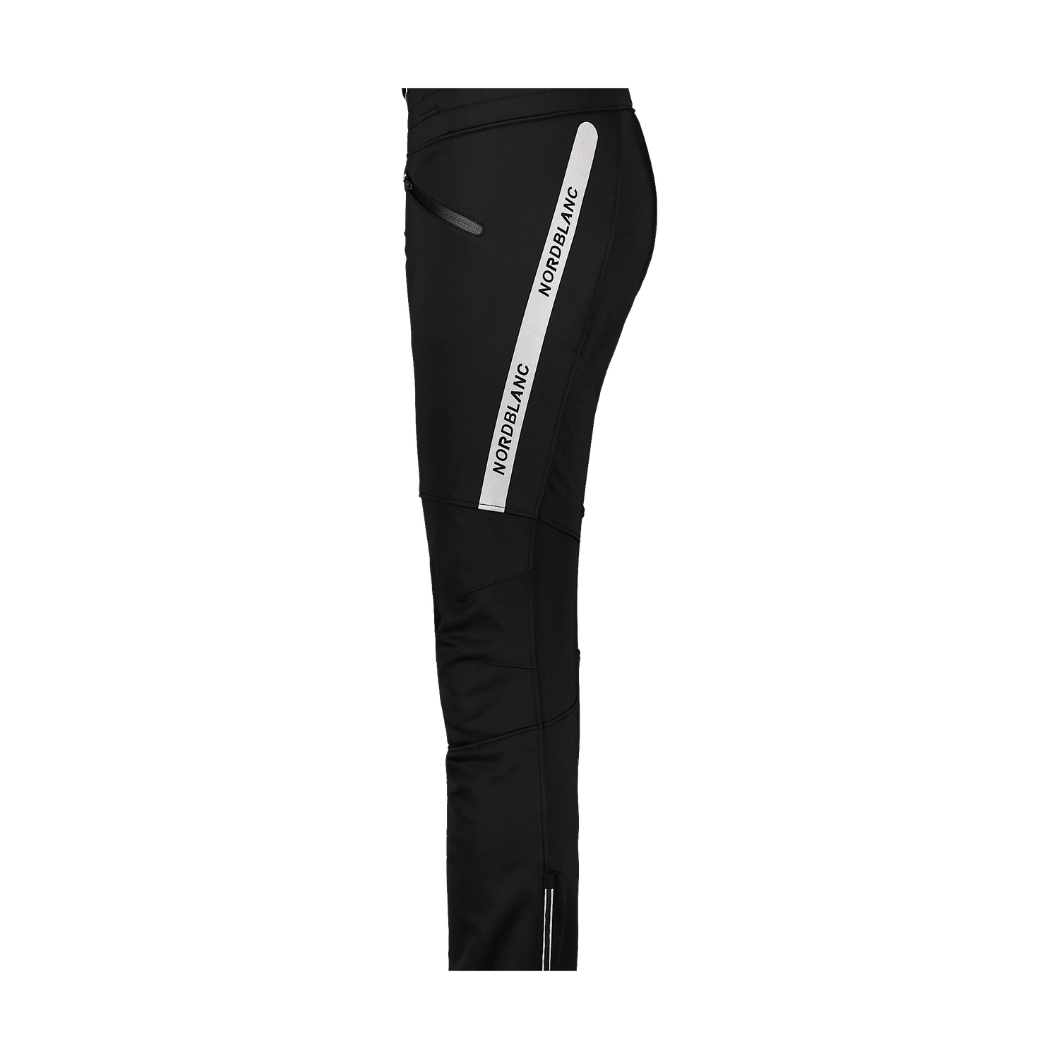 Fleece Gefüttert wasserdichte Softshellhose Herren - NORDIC schwarz-7