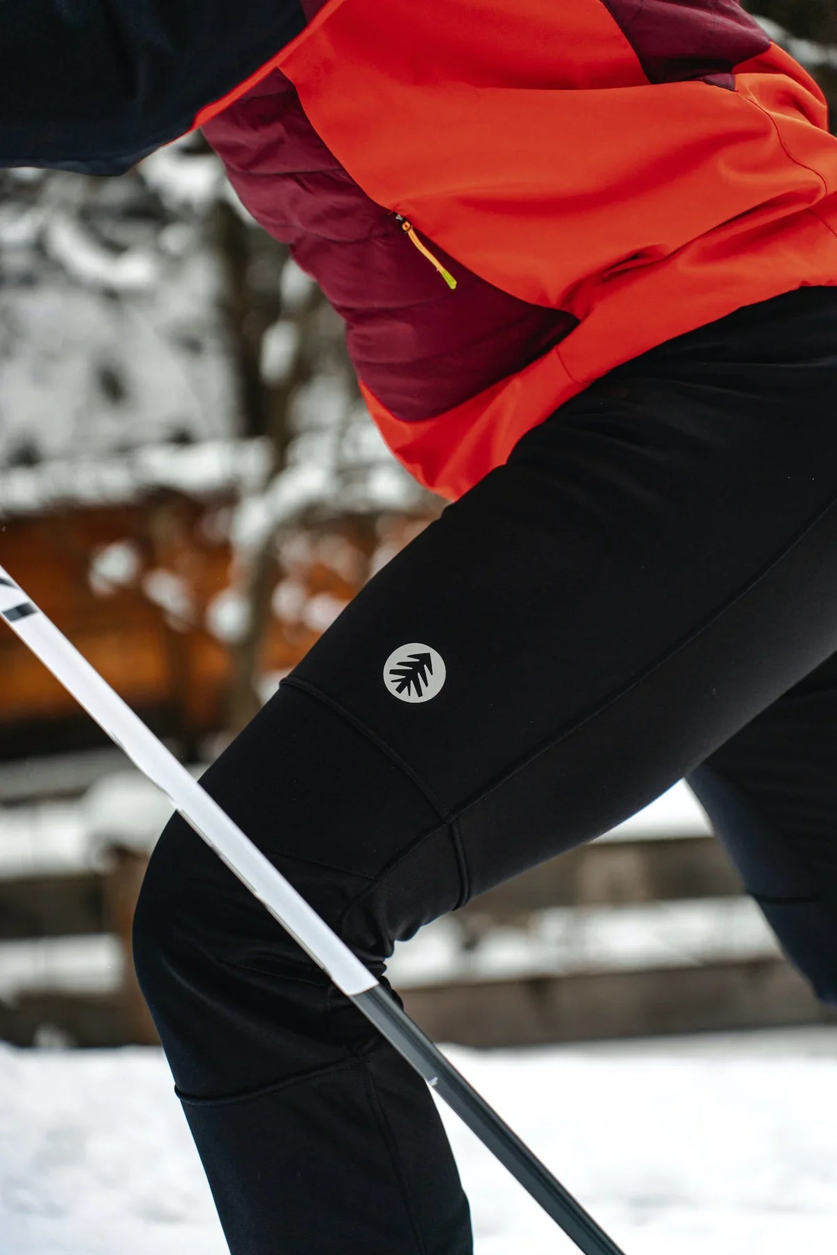 Softshell waterproof pants with fleece men's - NORTHWARD black – image 5