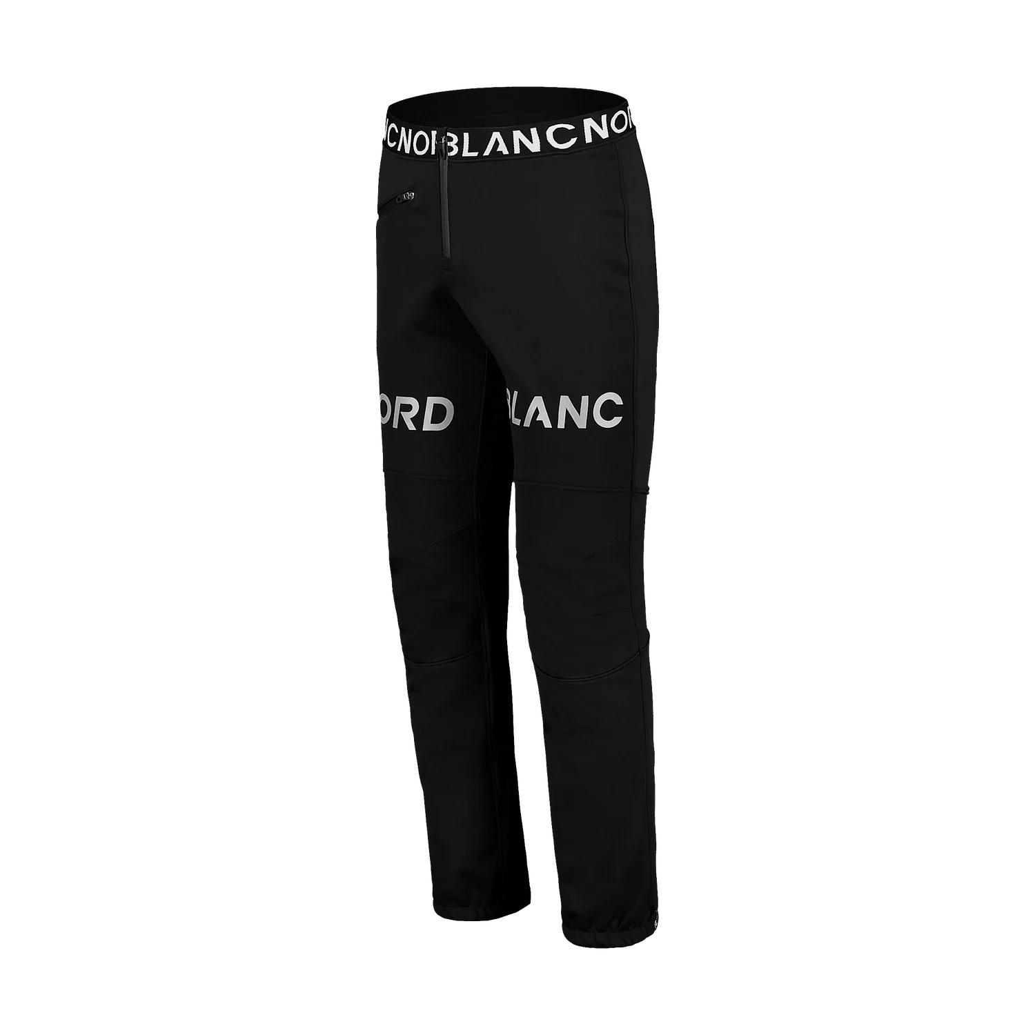 Softshell waterproof pants with fleece men's - KNUCKLE black-2