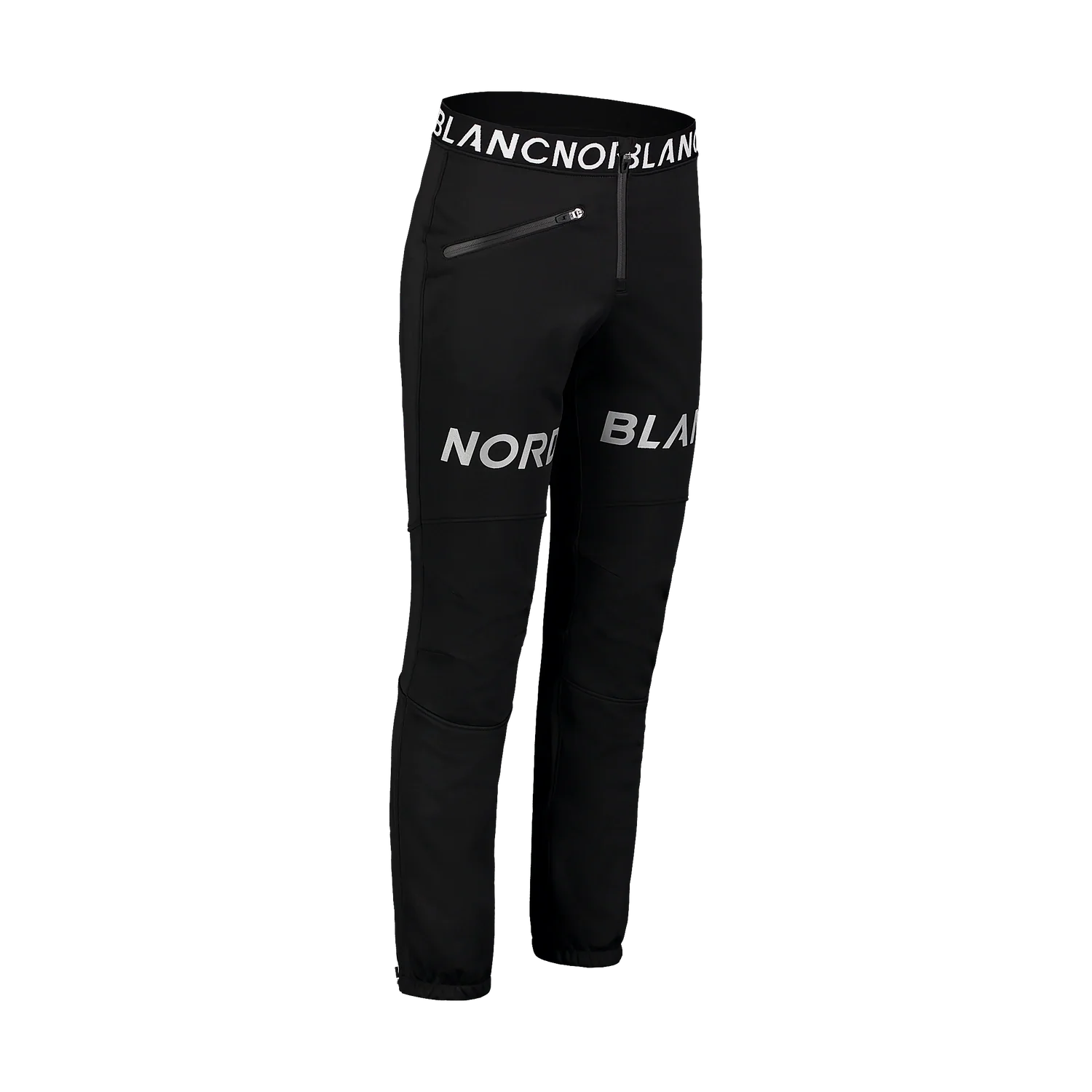 Softshell waterproof pants with fleece men's - KNUCKLE black-6