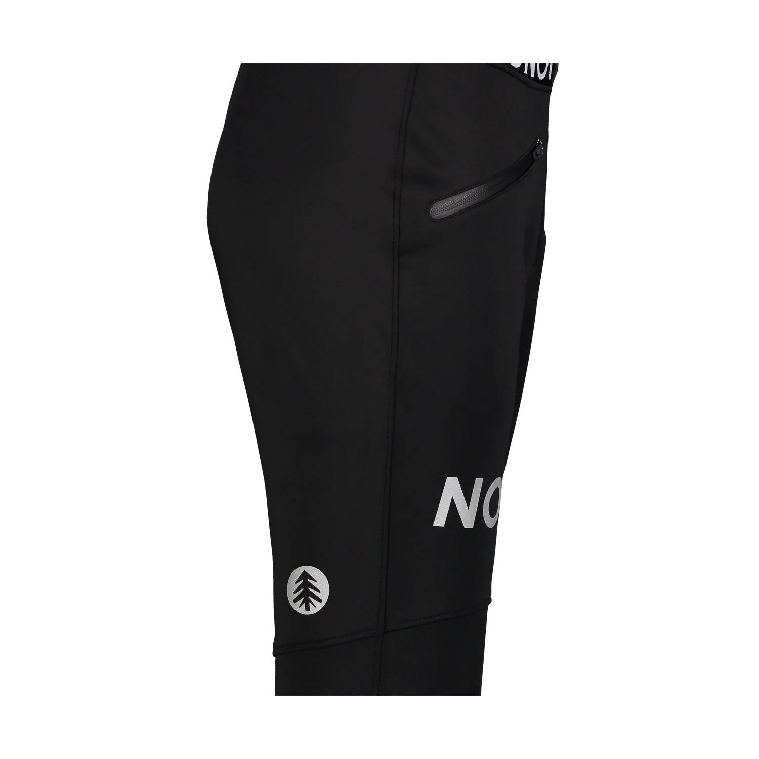 Softshell waterproof pants with fleece men's - KNUCKLE black-8