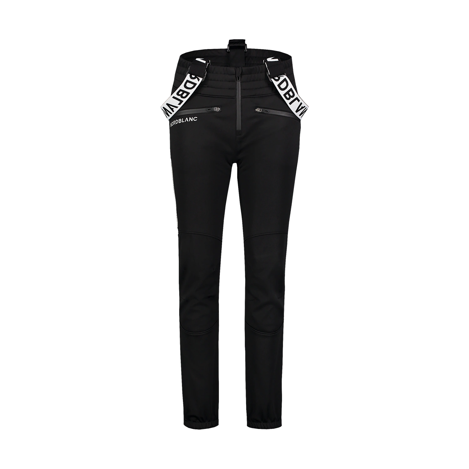 Fleece Gefüttert wasserdichte Softshellhose Damen - LATERAL schwarz-1