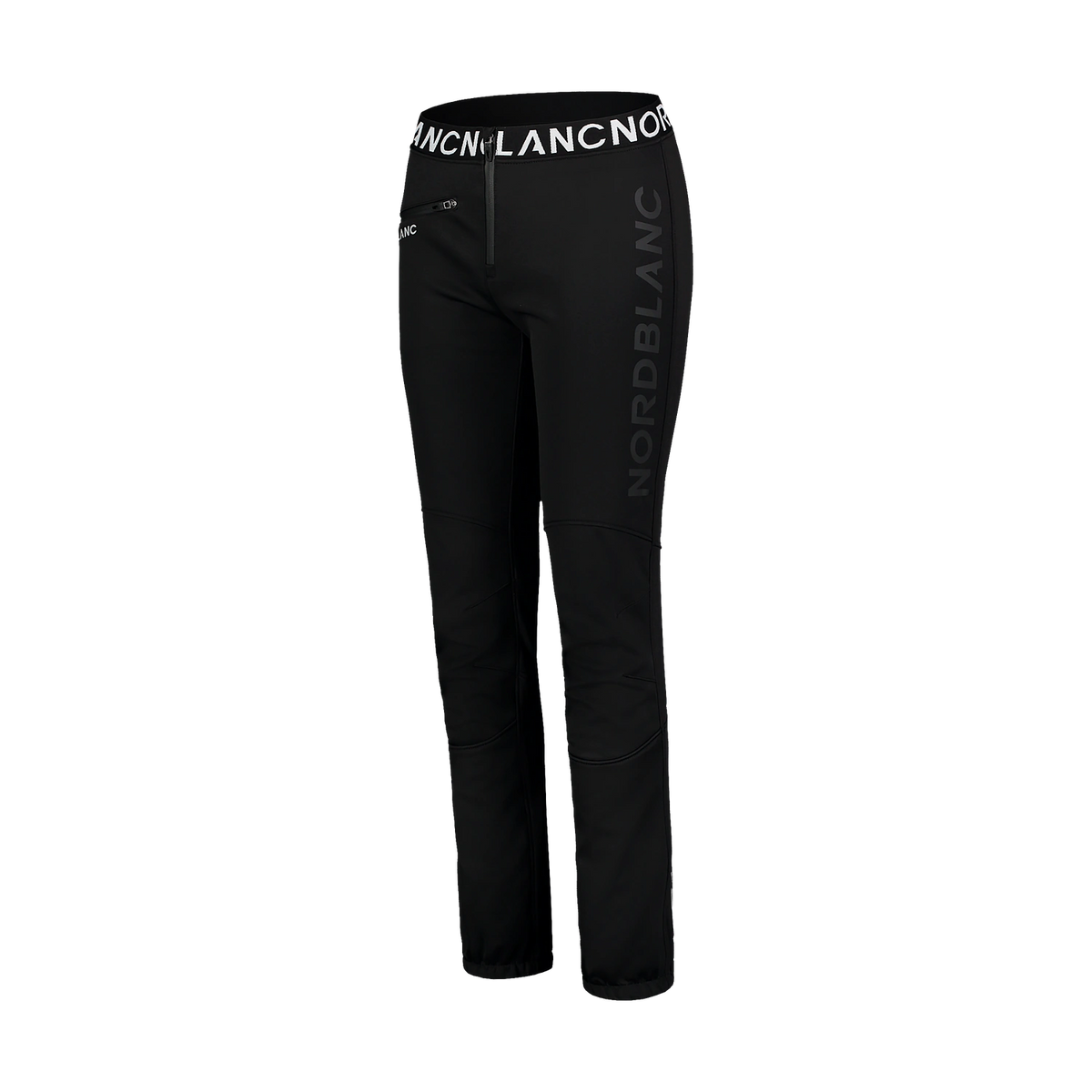 Waterproof softshell pants with fleece women's - PROTECTED black – image 2
