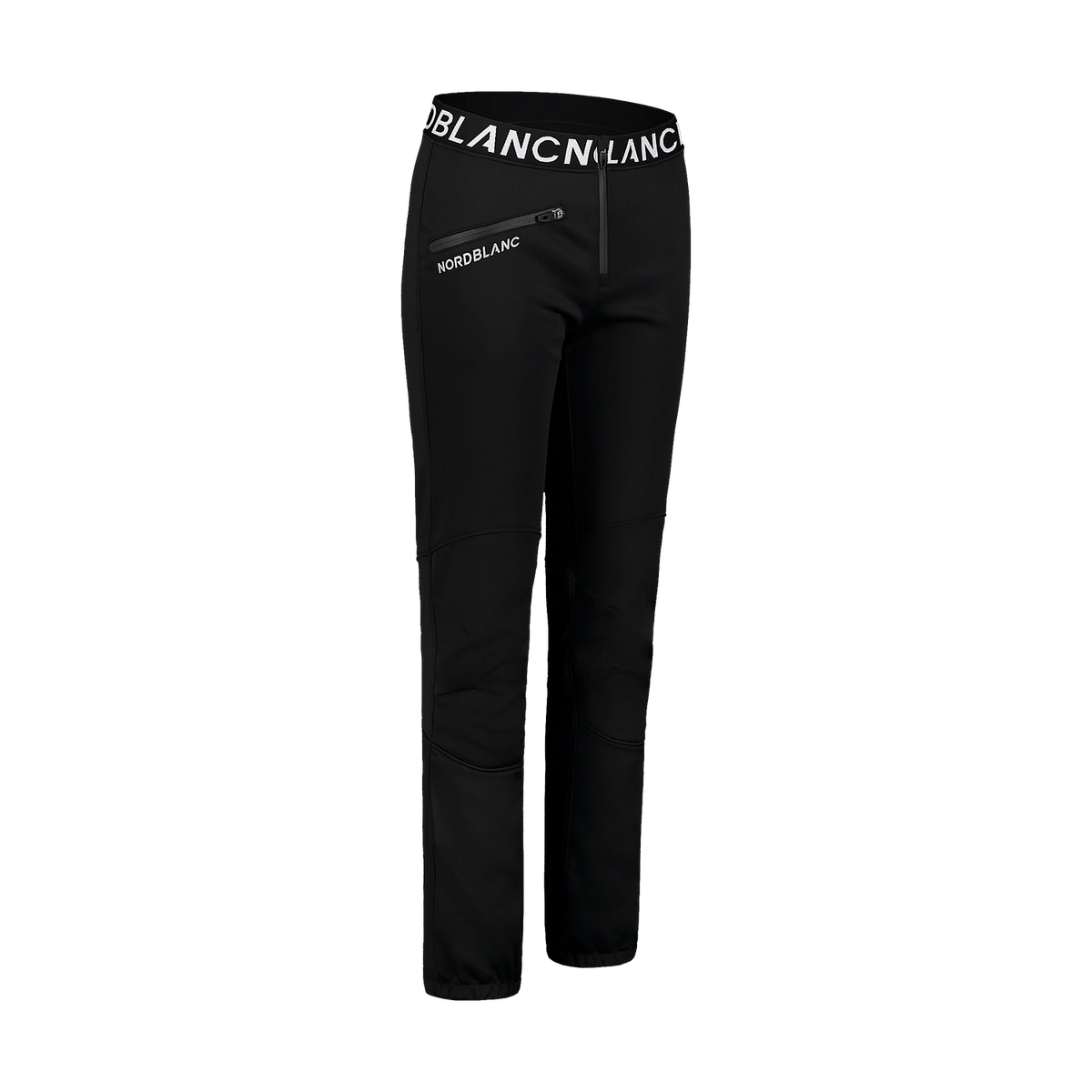 Waterproof softshell pants with fleece women's - PROTECTED black – image 4