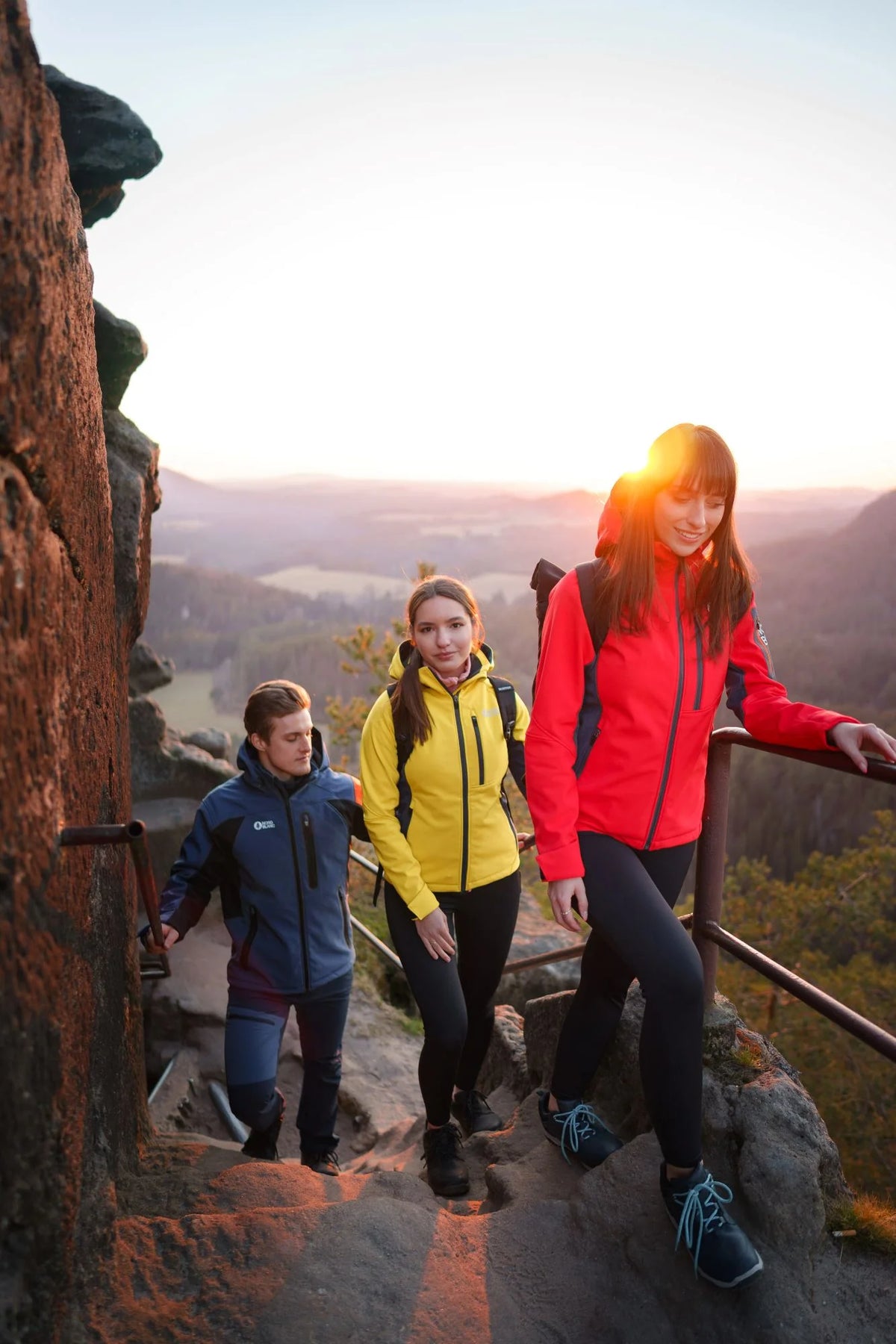 Softshell jacket with fleece women's - CHUNG red – image 5