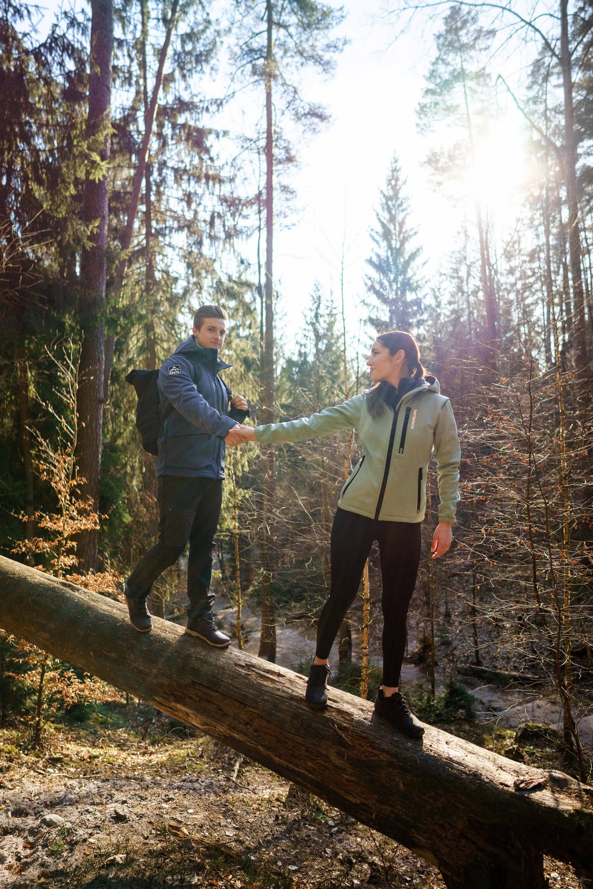 Fleece Gefüttert Softshelljacke Damen - BRILIANCE grün – Bild 3