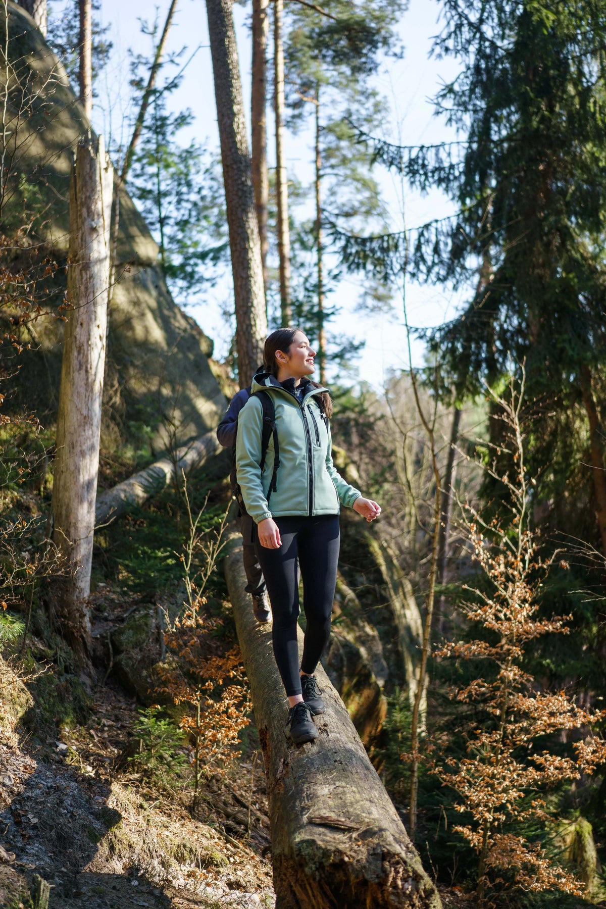 Fleece Gefüttert Softshelljacke Damen - BRILIANCE grün – Bild 5