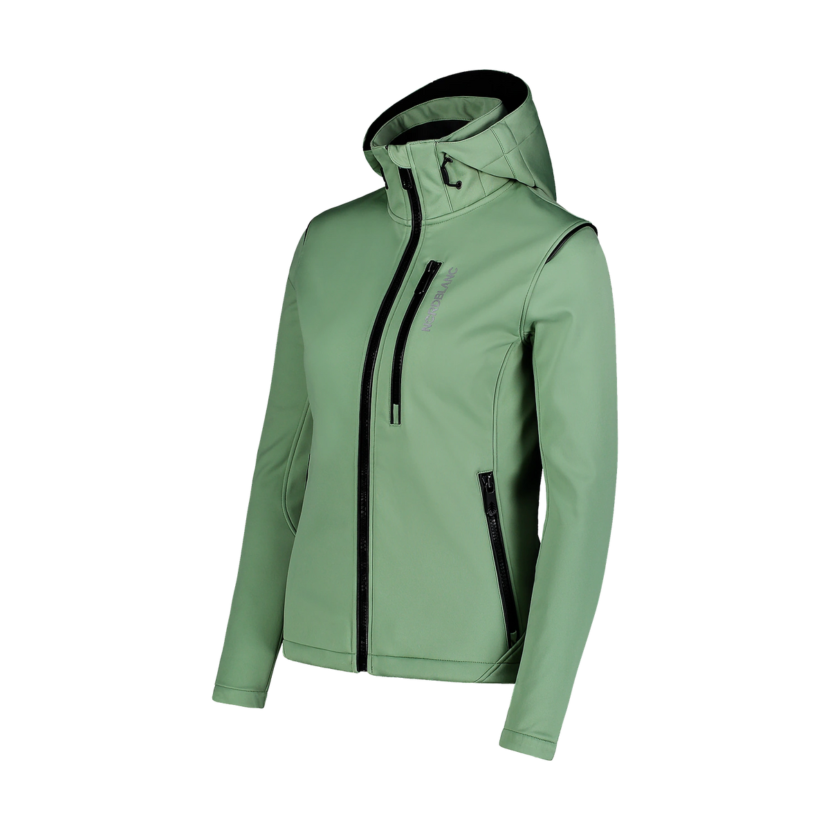 Fleece Gefüttert Softshelljacke Damen - BRILIANCE grün – Bild 7