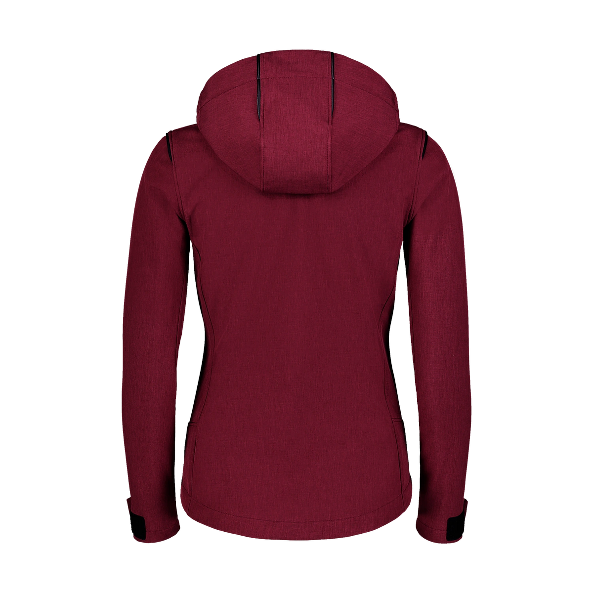 Softshell jacket with fleece women's - BRILIANCE wine red – image 6