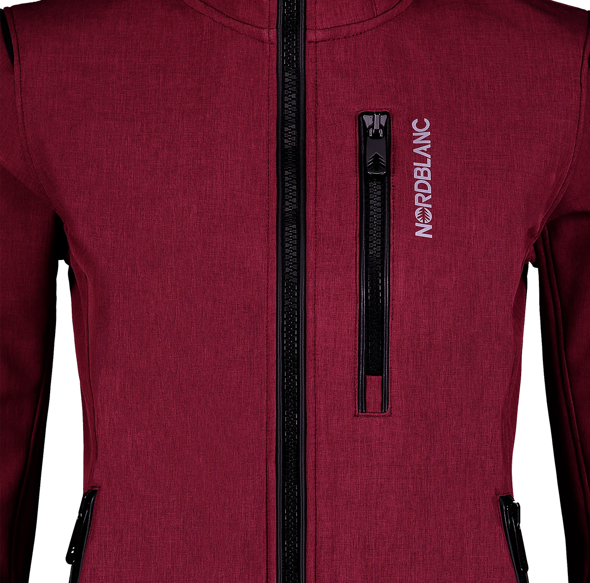 Softshell jacket with fleece women's - BRILIANCE wine red – image 7