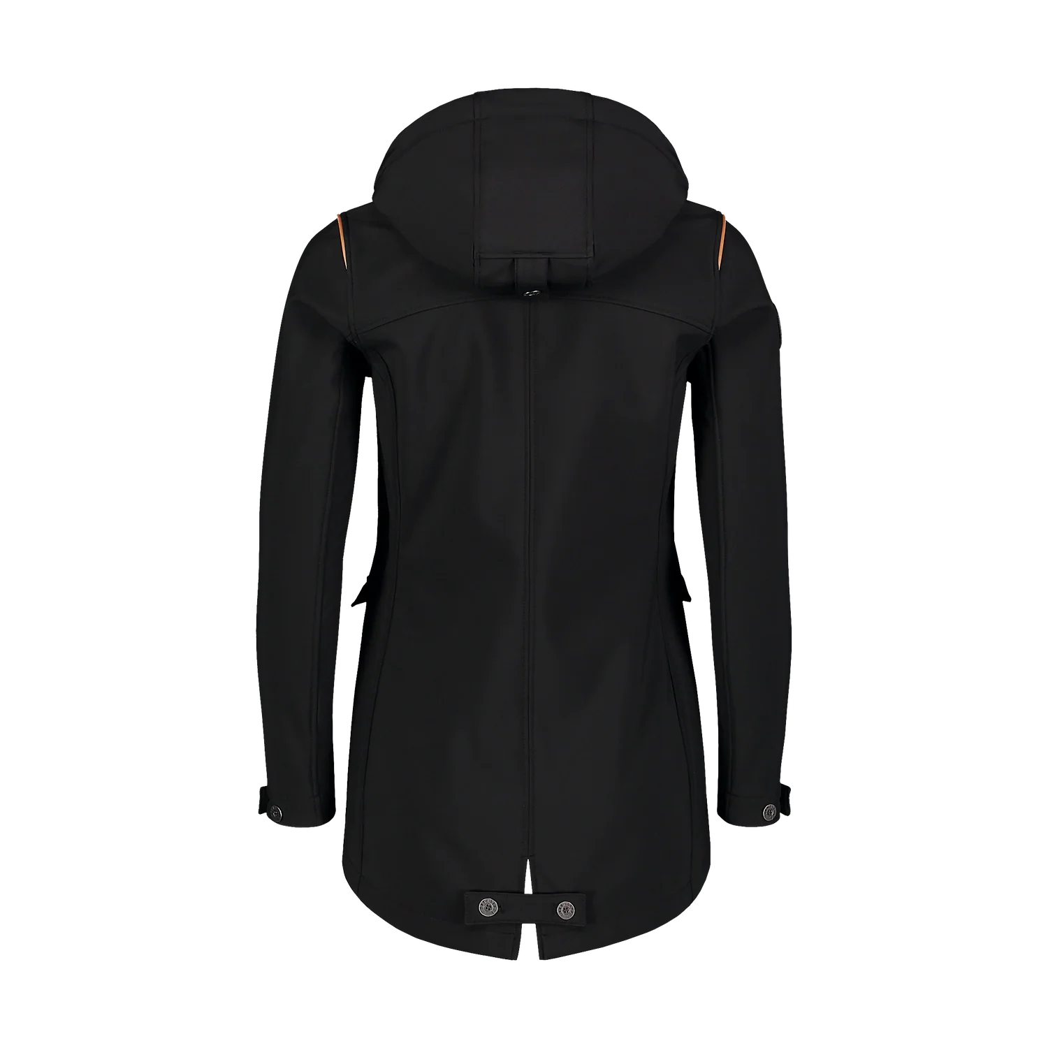Softshell parka with fleece women's - TEXTURE black-5
