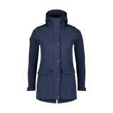 Softshell parka with fleece women's - TEXTURE blue