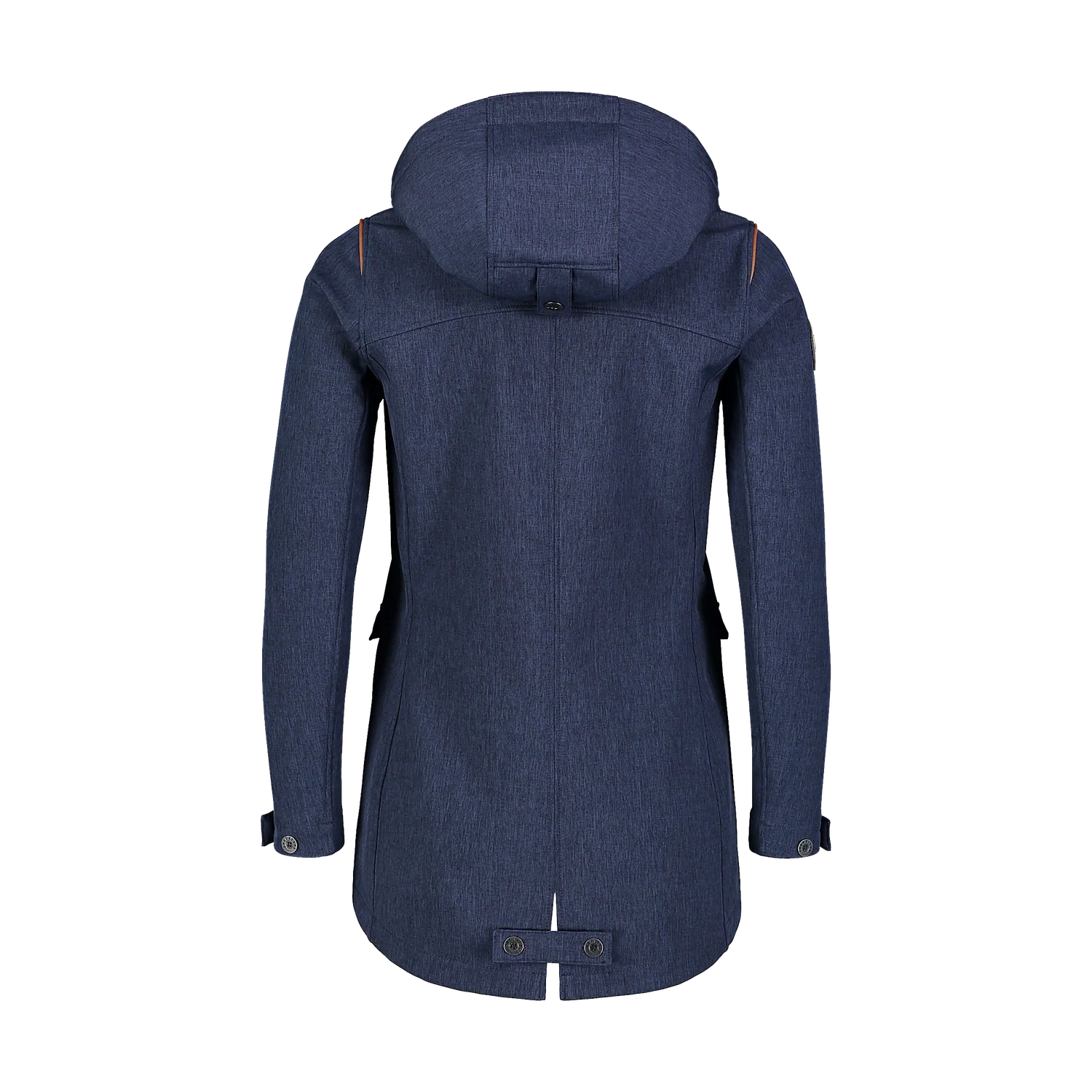 Softshell parka with fleece women's - TEXTURE blue-5