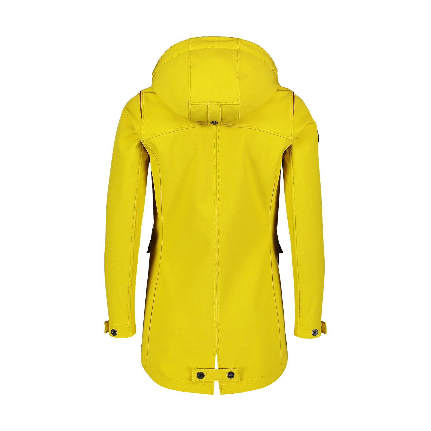 Softshell parka with fleece women's - TEXTURE yellow-10