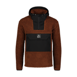 Sherpa fleece jacket men's - COURIER brown