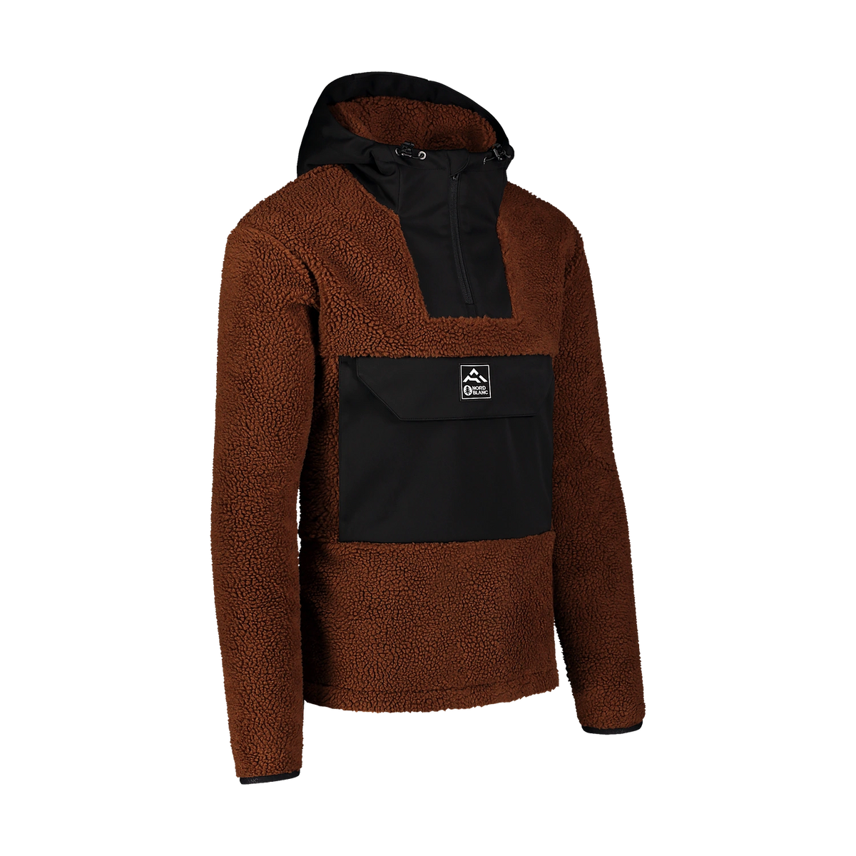 Sherpa fleece jacket men's - COURIER brown – image 2