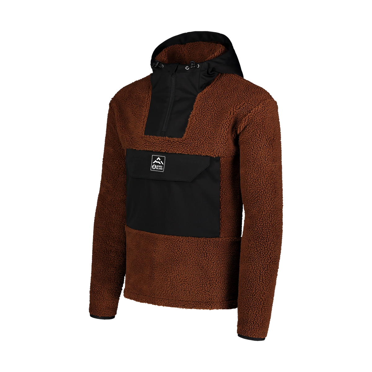 Sherpa fleece jacket men's - COURIER brown – image 3