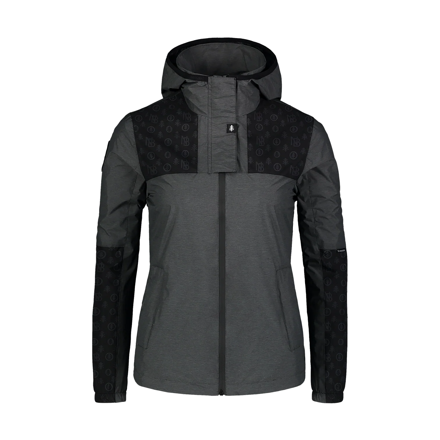Wasserdichte Leichte- Frühling- Herbst Jacke Damen - PICTURE grau-1