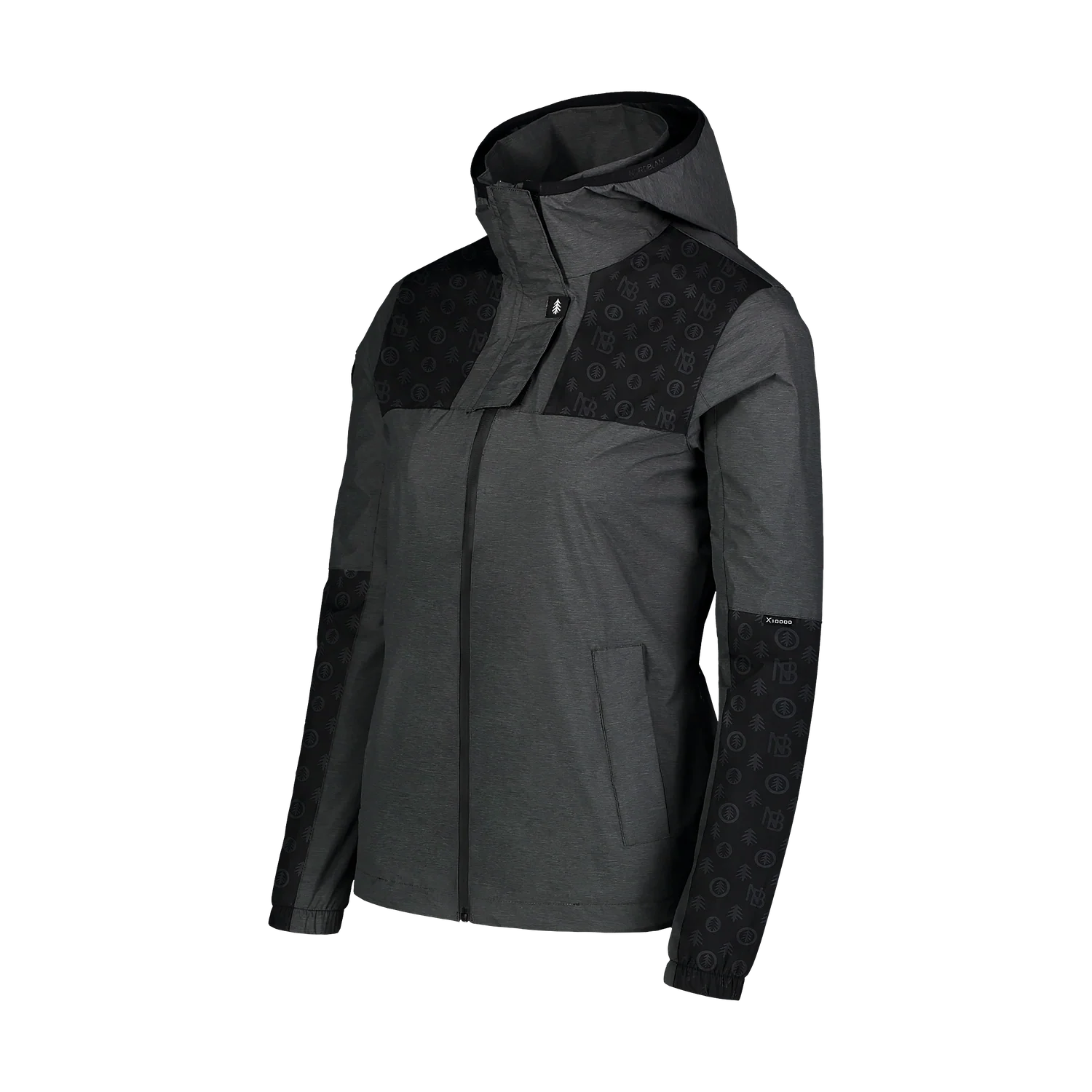 Wasserdichte Leichte- Frühling- Herbst Jacke Damen - PICTURE grau-3