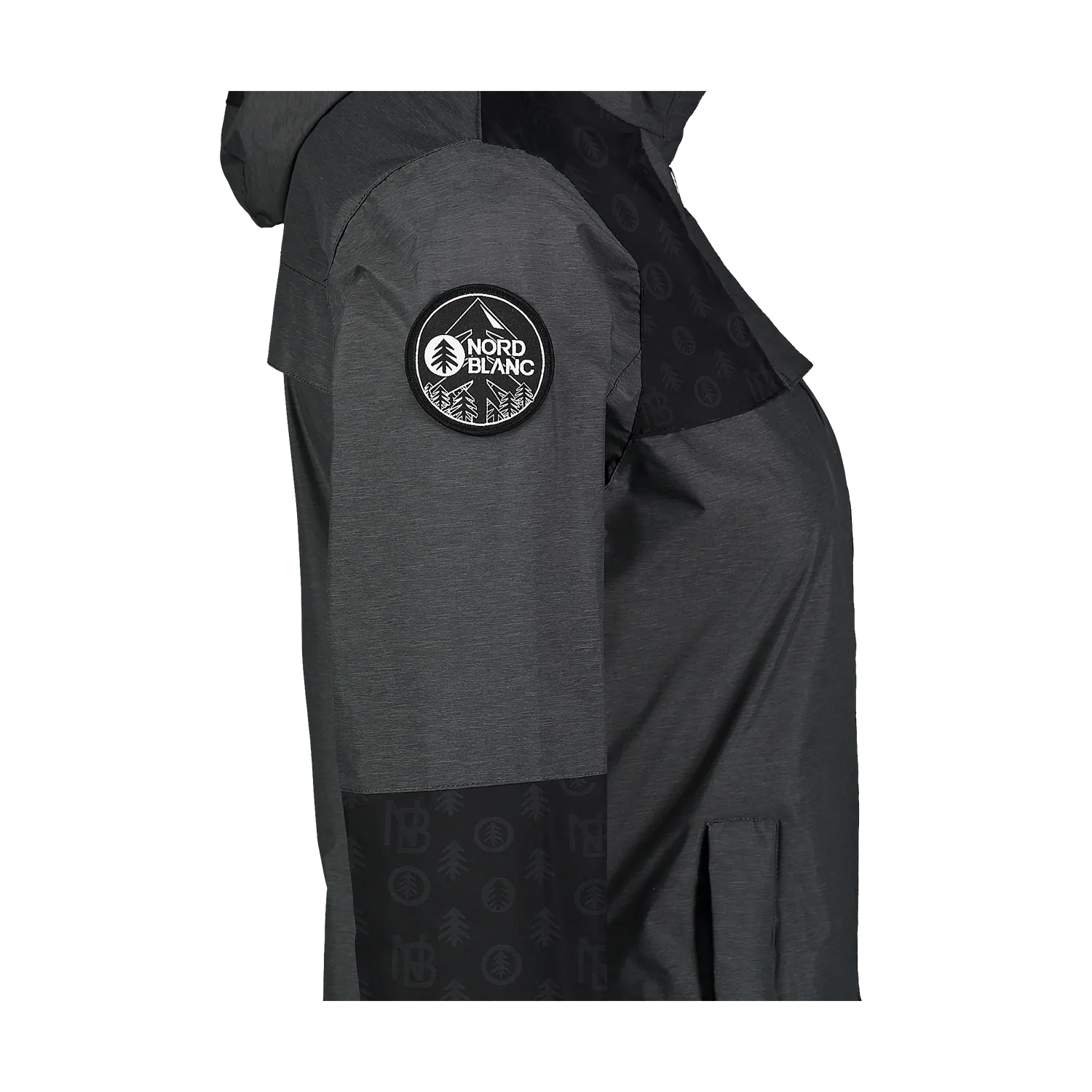 Wasserdichte Leichte- Frühling- Herbst Jacke Damen - PICTURE grau-4