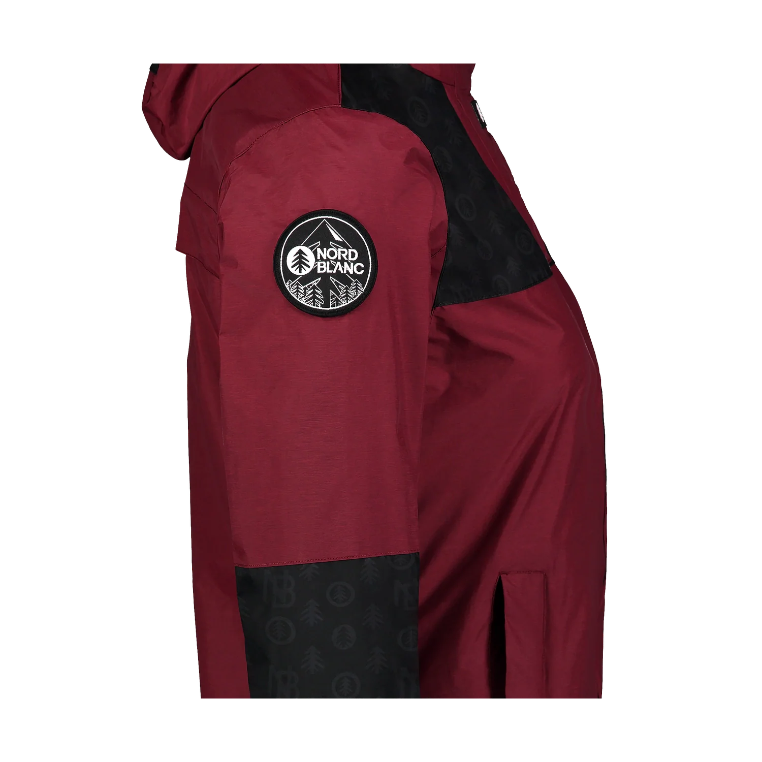 Wasserdichte Leichte- Frühling- Herbst Jacke Damen - PICTURE weinrot-4