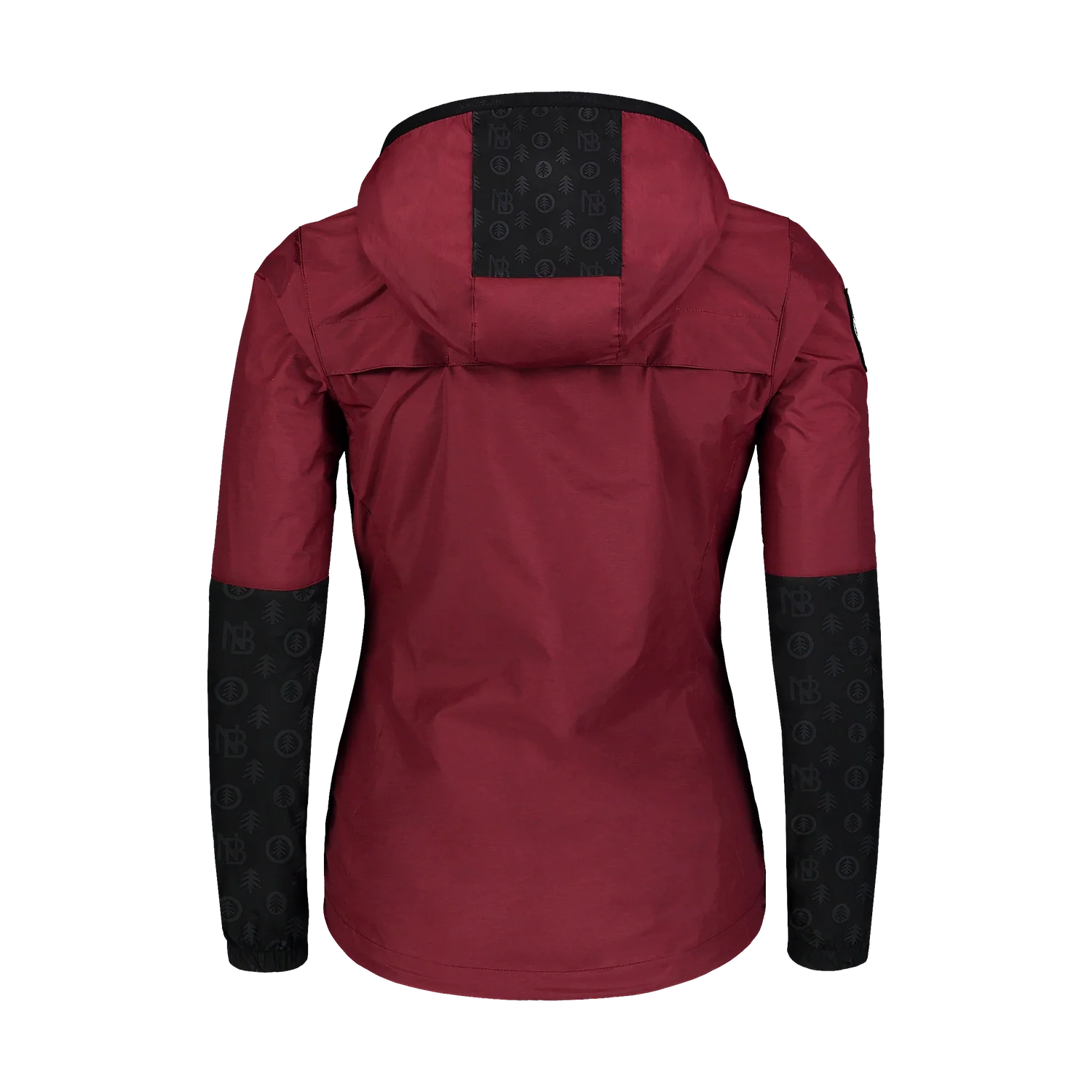 Wasserdichte Leichte- Frühling- Herbst Jacke Damen - PICTURE weinrot-5