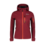 Lagana softshell jakna ženska - PERFORMANCE tamno crvena