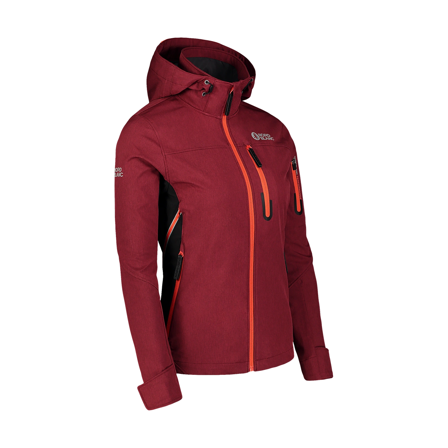 Light softshell jacket women's - PERFORMANCE wine red-2