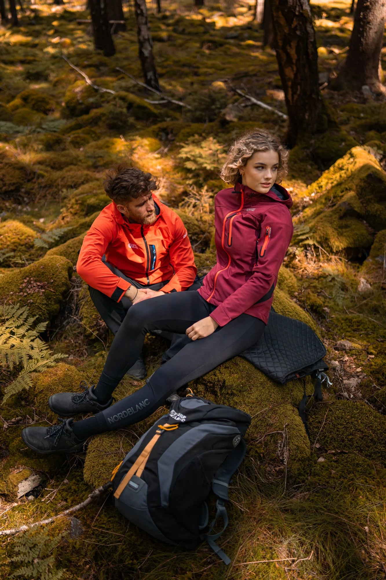Light softshell jacket women's - PERFORMANCE wine red-3