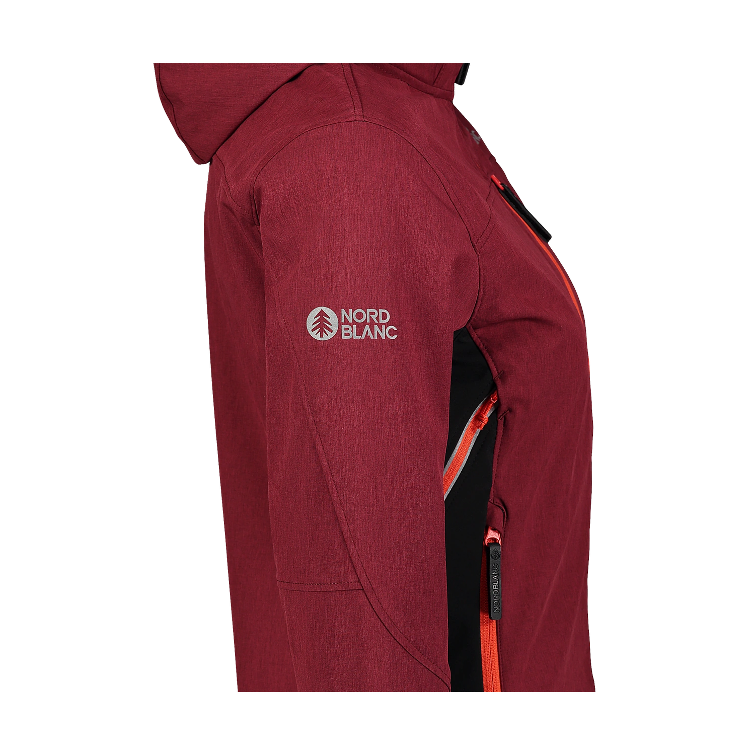 Light softshell jacket women's - PERFORMANCE wine red-6