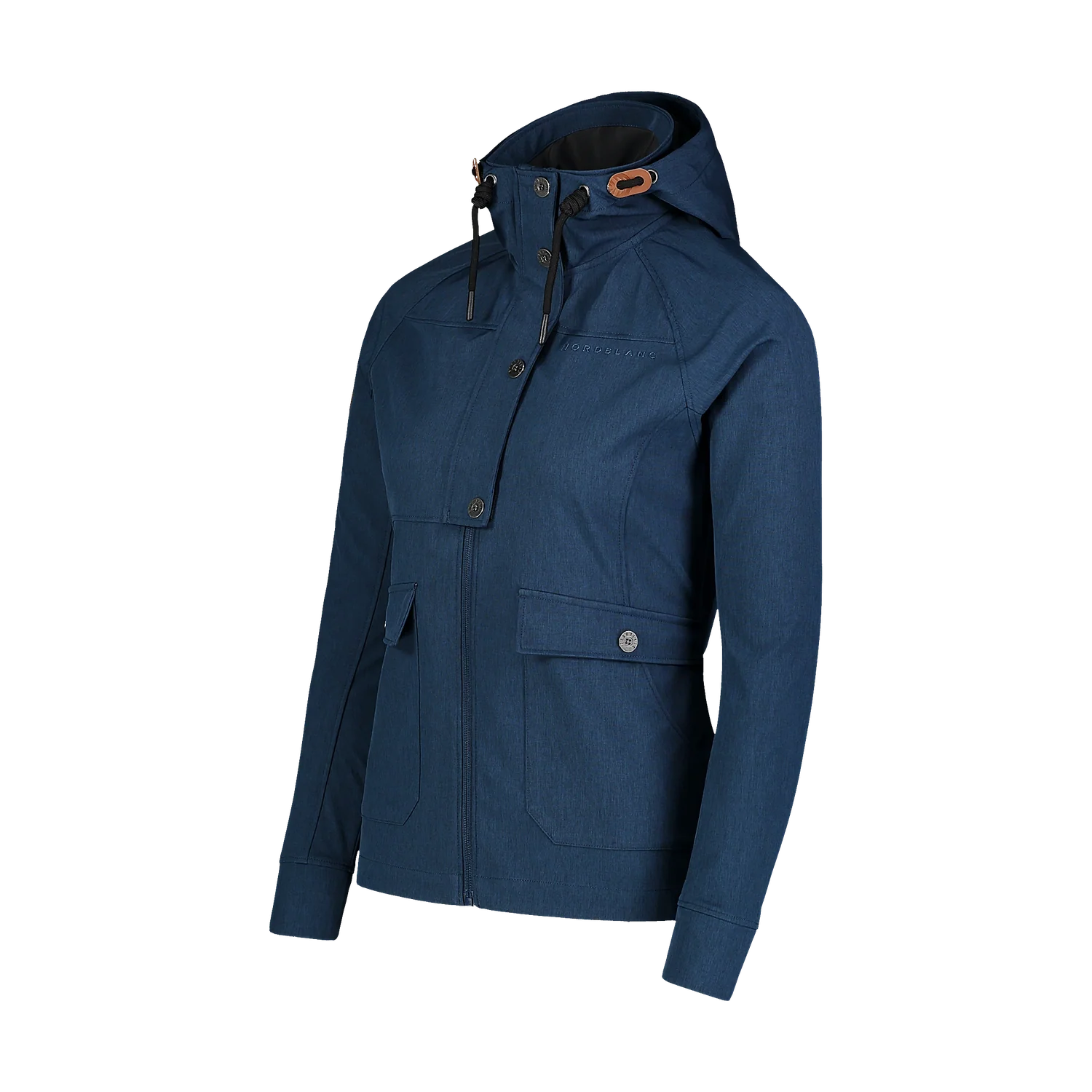 Vodootporna lahka softshell jakna ženska - LIGHT-HEARTED modra-3