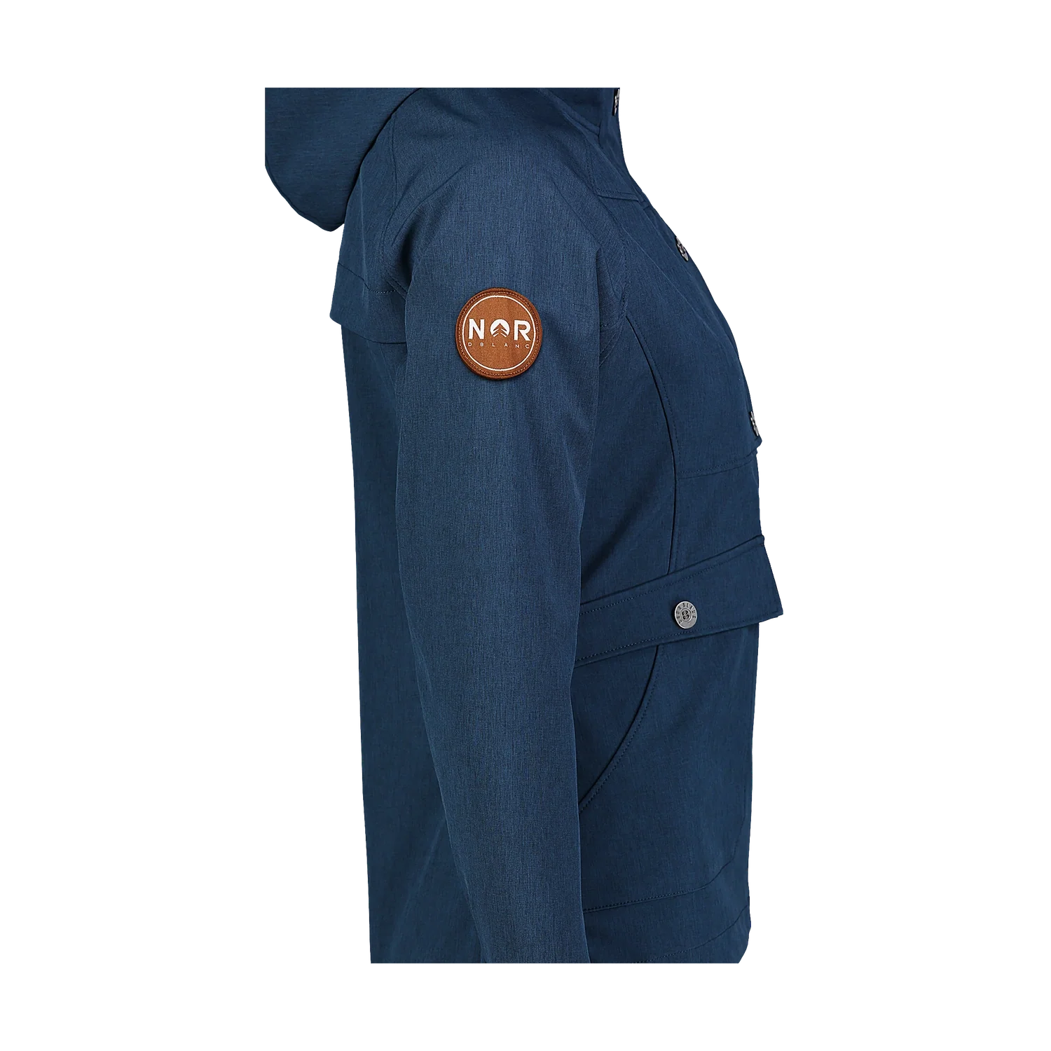 Vodootporna lahka softshell jakna ženska - LIGHT-HEARTED modra-4