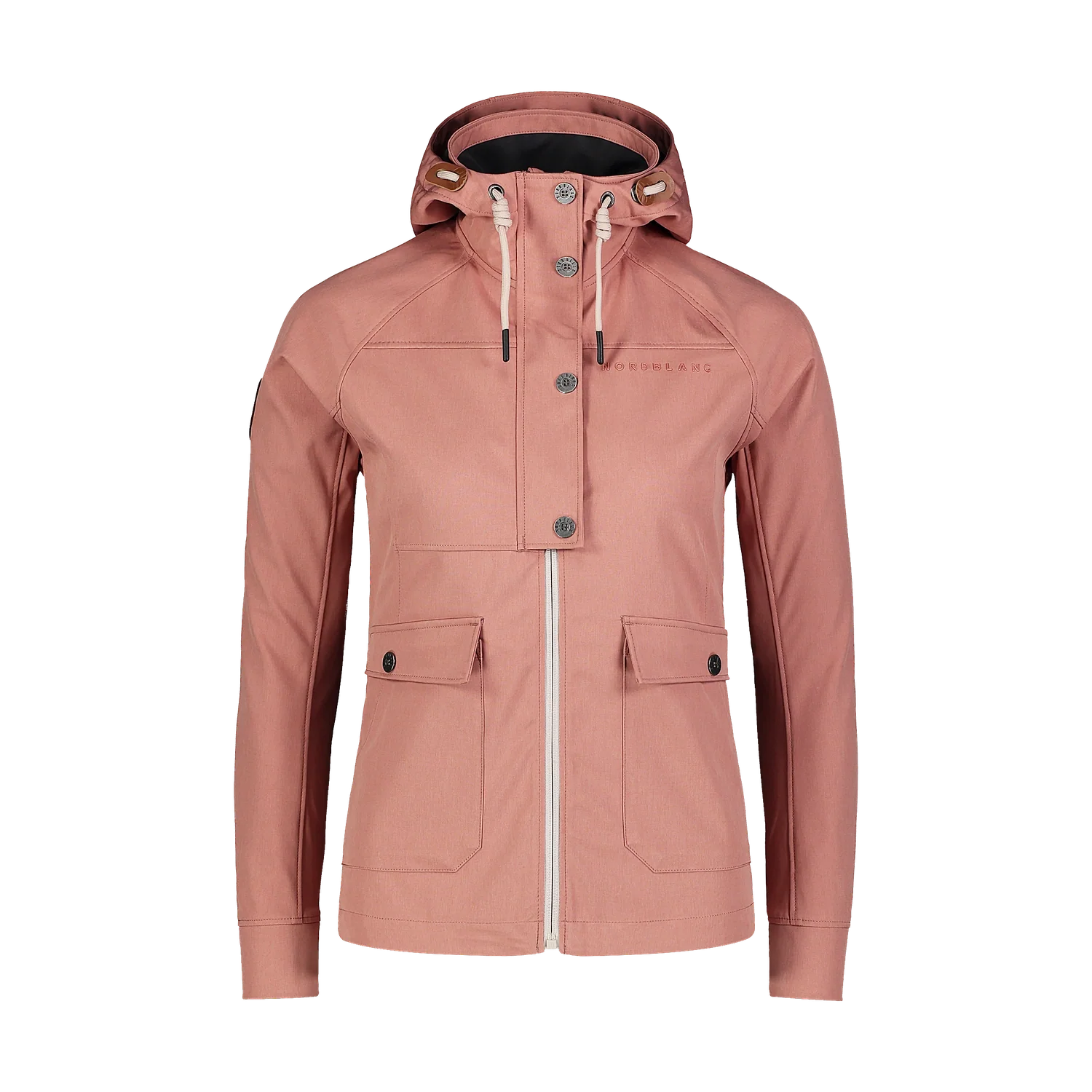 Waterproof light softshell jacket women's - LIGHT-HEARTED pink