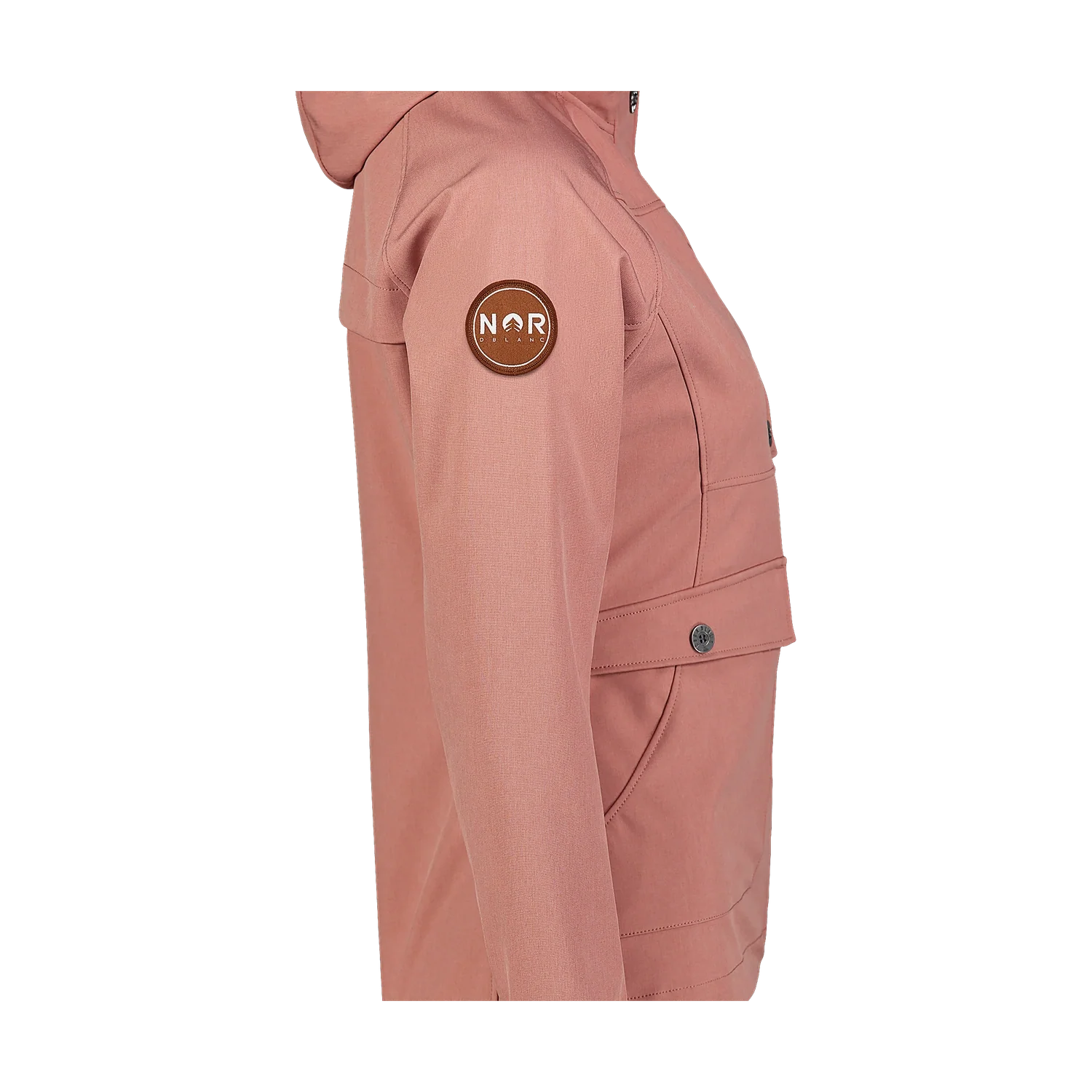 Waterproof light softshell jacket women's - LIGHT-HEARTED pink-4