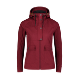 Vodootporna lahka softshell jakna ženska - LIGHT-HEARTED temno rdeča