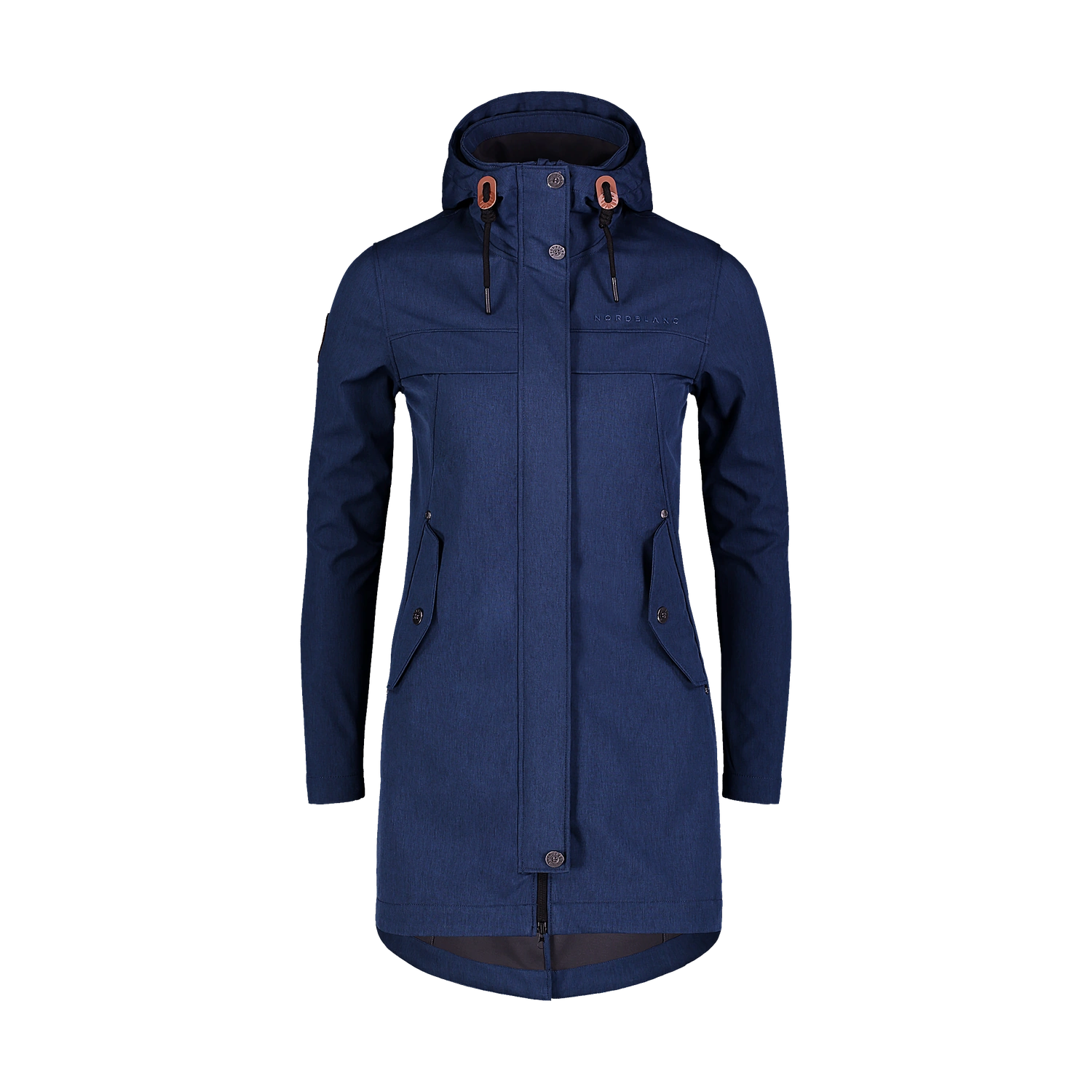 Lagana softshell jakna ženska - WRAPPED plava-1