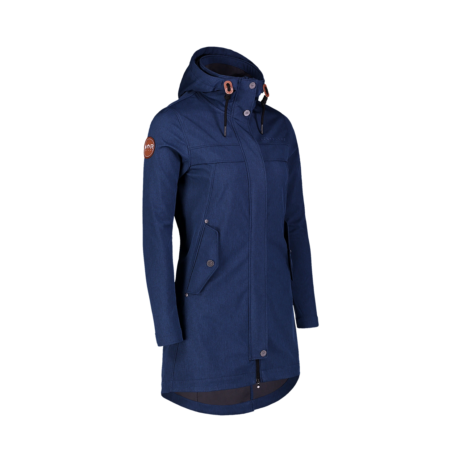 Lagana softshell jakna ženska - WRAPPED plava-2