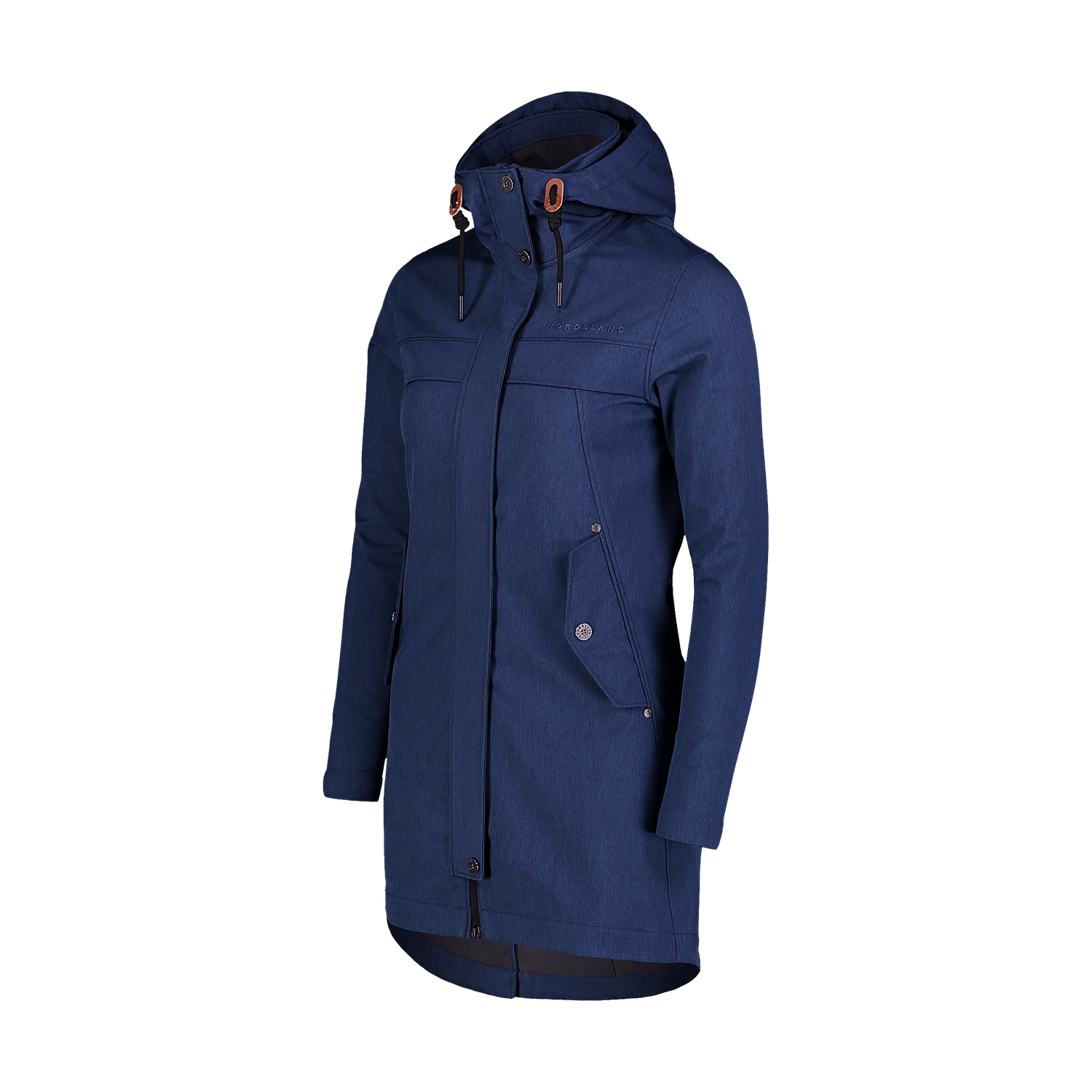Lagana softshell jakna ženska - WRAPPED plava-3