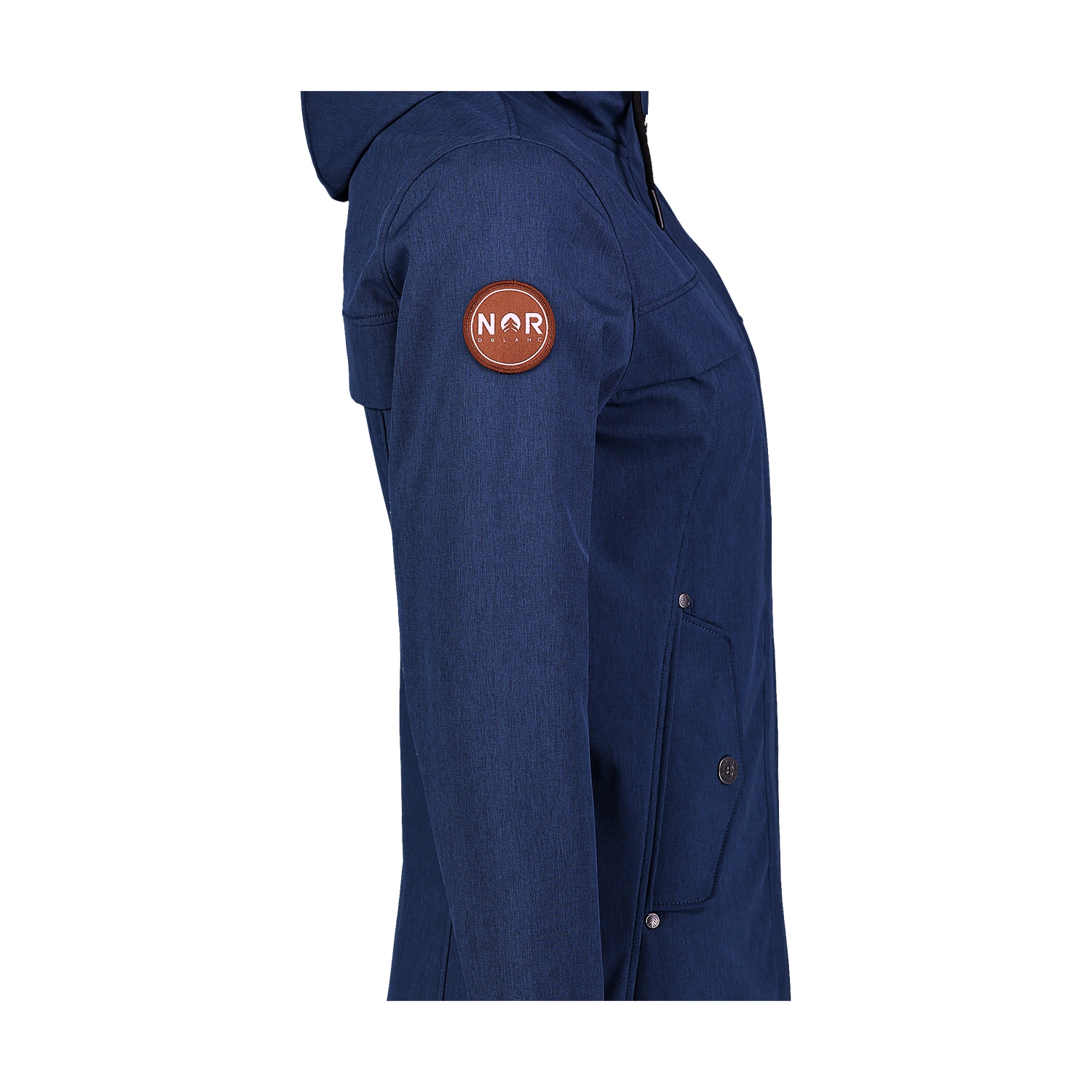 Lagana softshell jakna ženska - WRAPPED plava-4