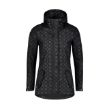 Waterproof light parka women's - GUTS black