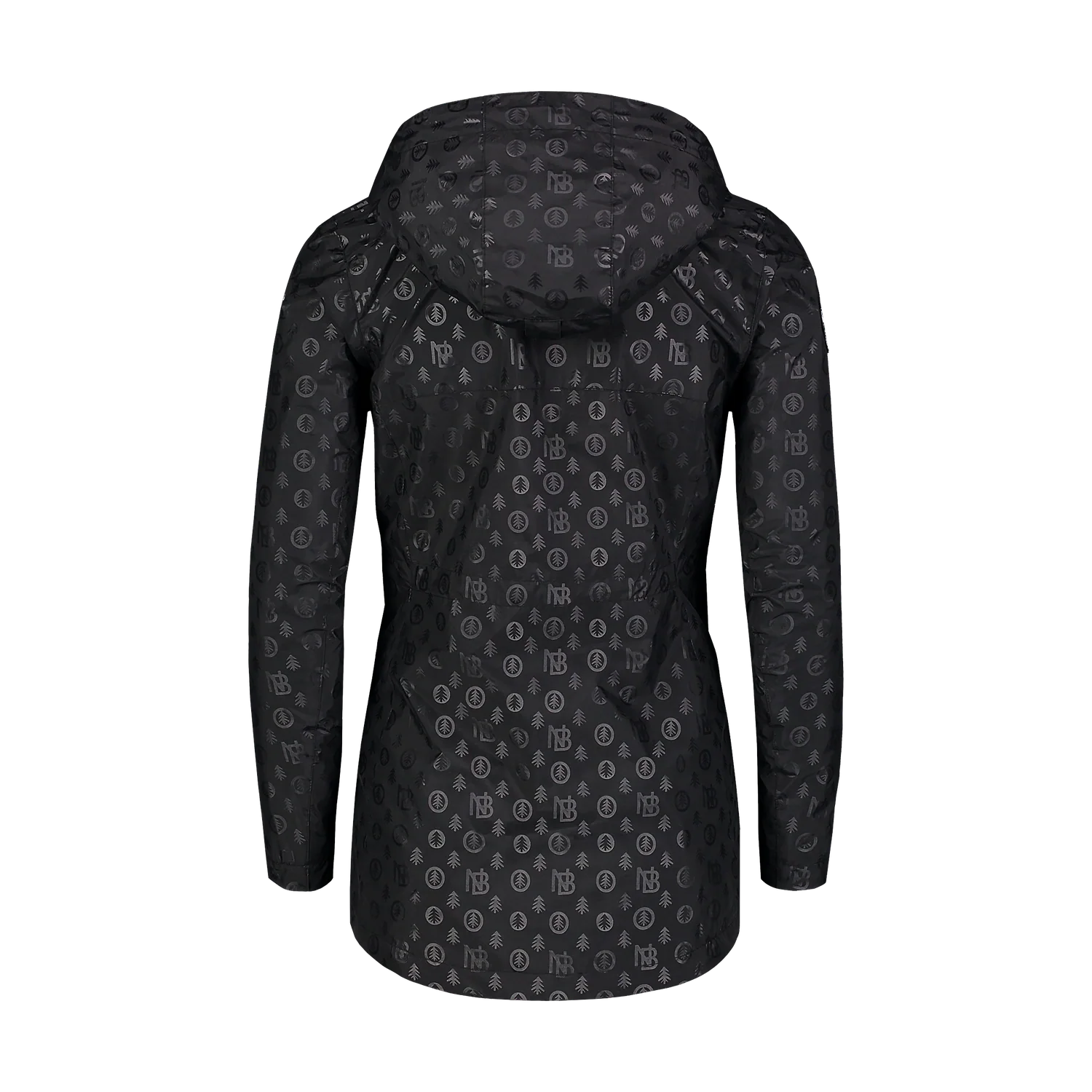 Waterproof light parka women's - GUTS black-5