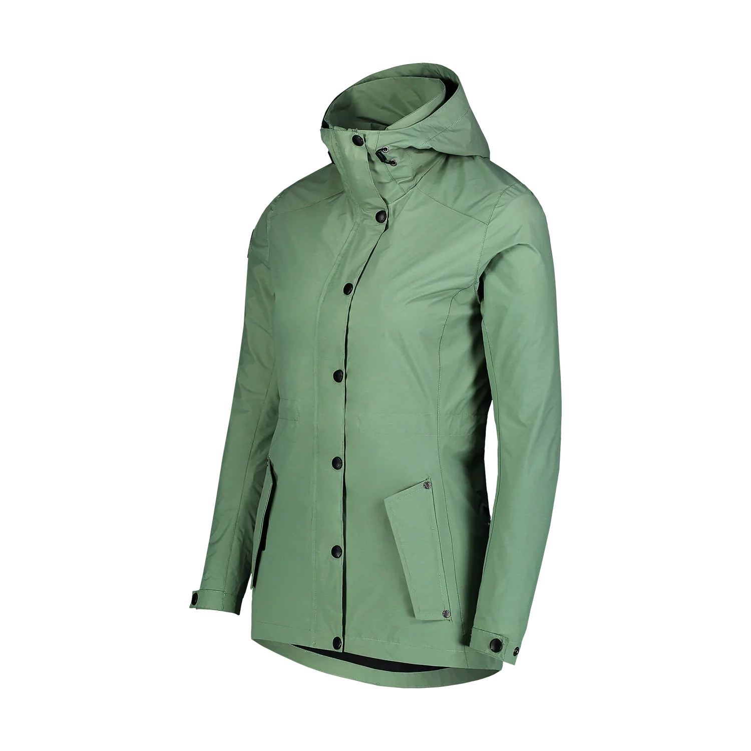 Waterproof light parka women's - GUTS green-6