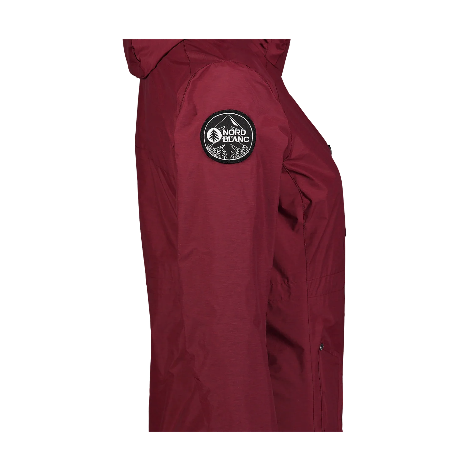 Waterproof light parka women's - GUTS wine red-5