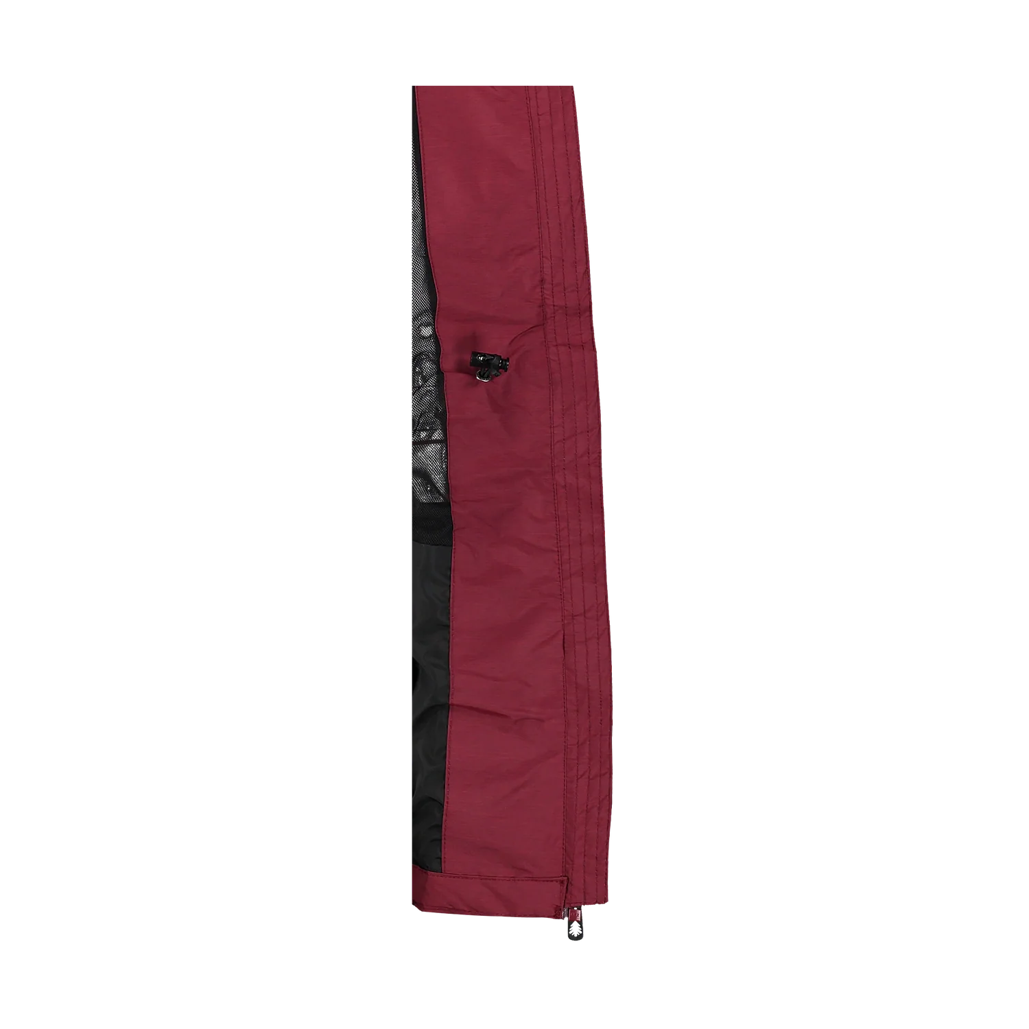 Waterproof light parka women's - GUTS wine red-7