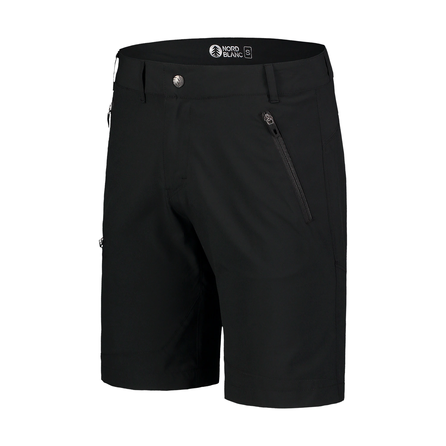 Lehké outdoorové kraťasy pánské - BACK černé-2