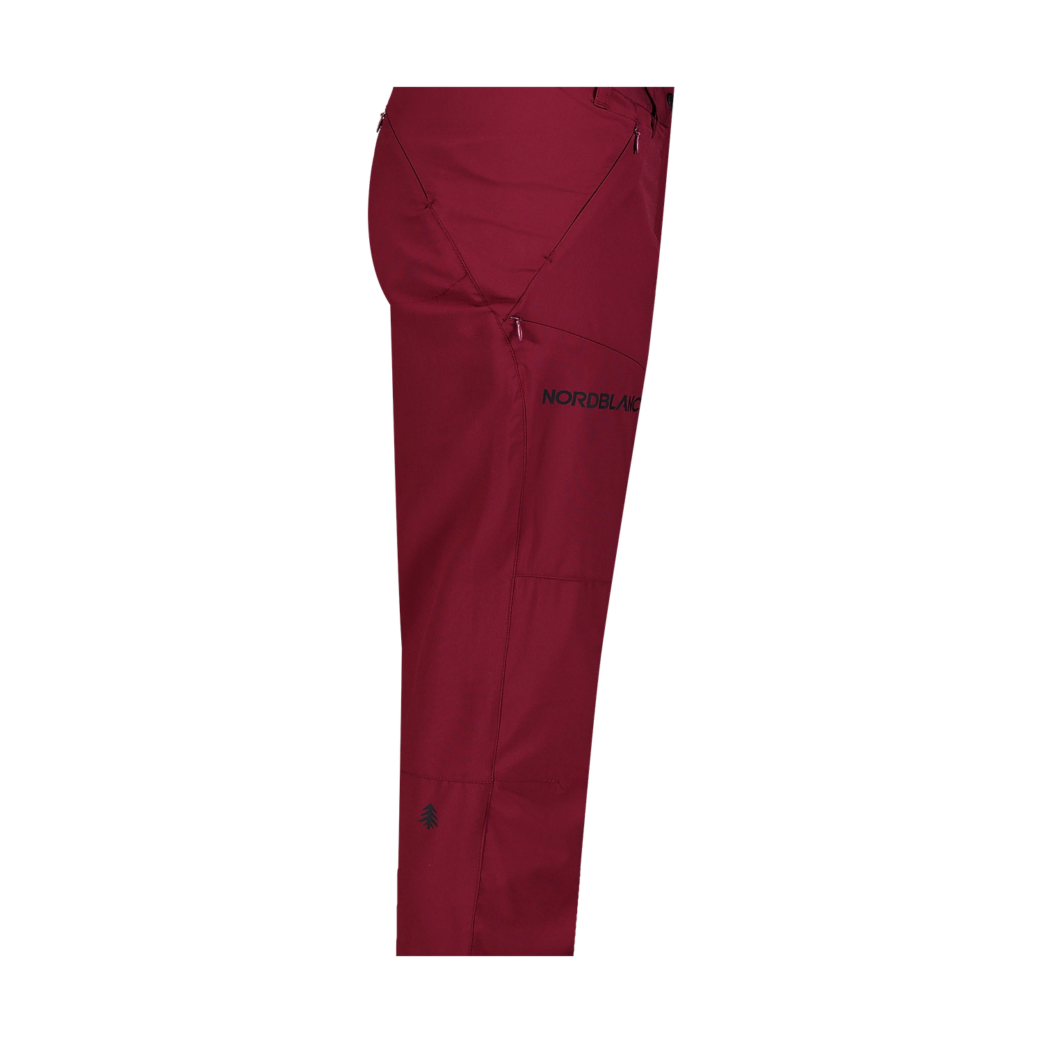 Leichte- Outdoorhose Damen - PETAL weinrot-5
