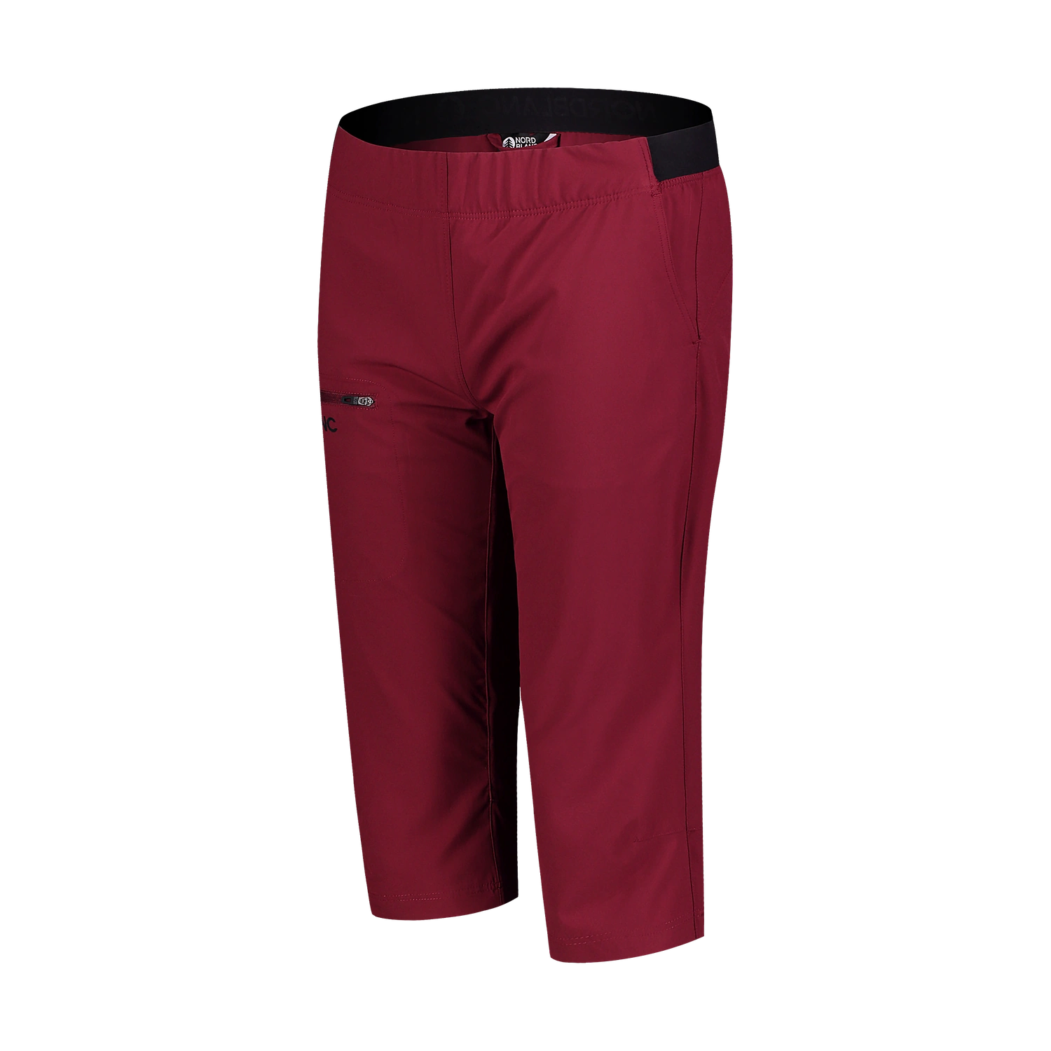 Lahke outdoor kratke hlače ženske - ALLEVIATE temno rdeče-2