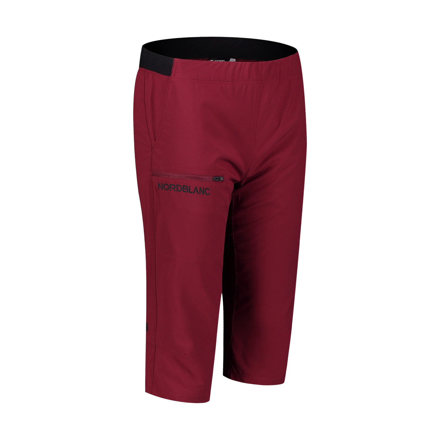 Lahke outdoor kratke hlače ženske - ALLEVIATE temno rdeče-3