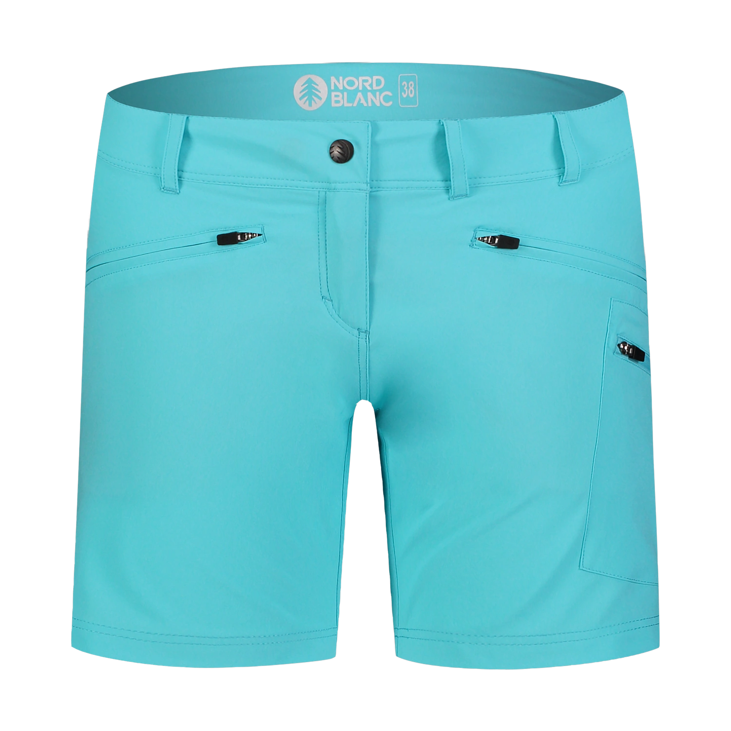 Light outdoor shorts women's - MOSS blue-1
